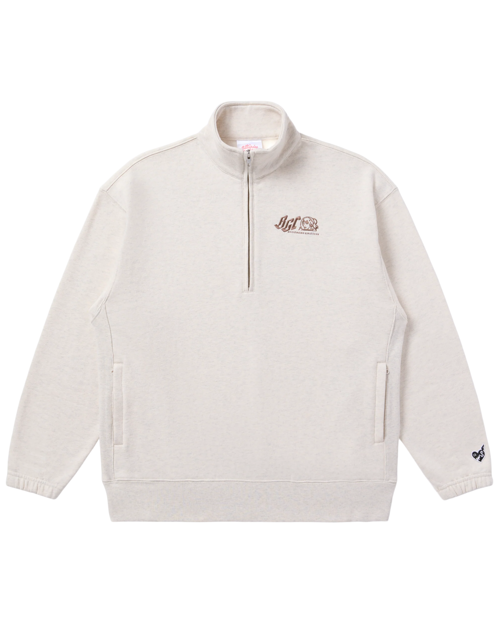 Womens Classic BGC Quarter Zip Sweatshirt - Macdery