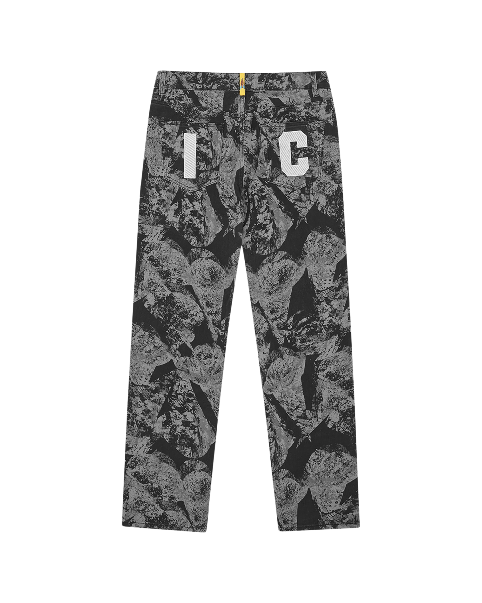 Cone Stamp Denim Pants - Macdery