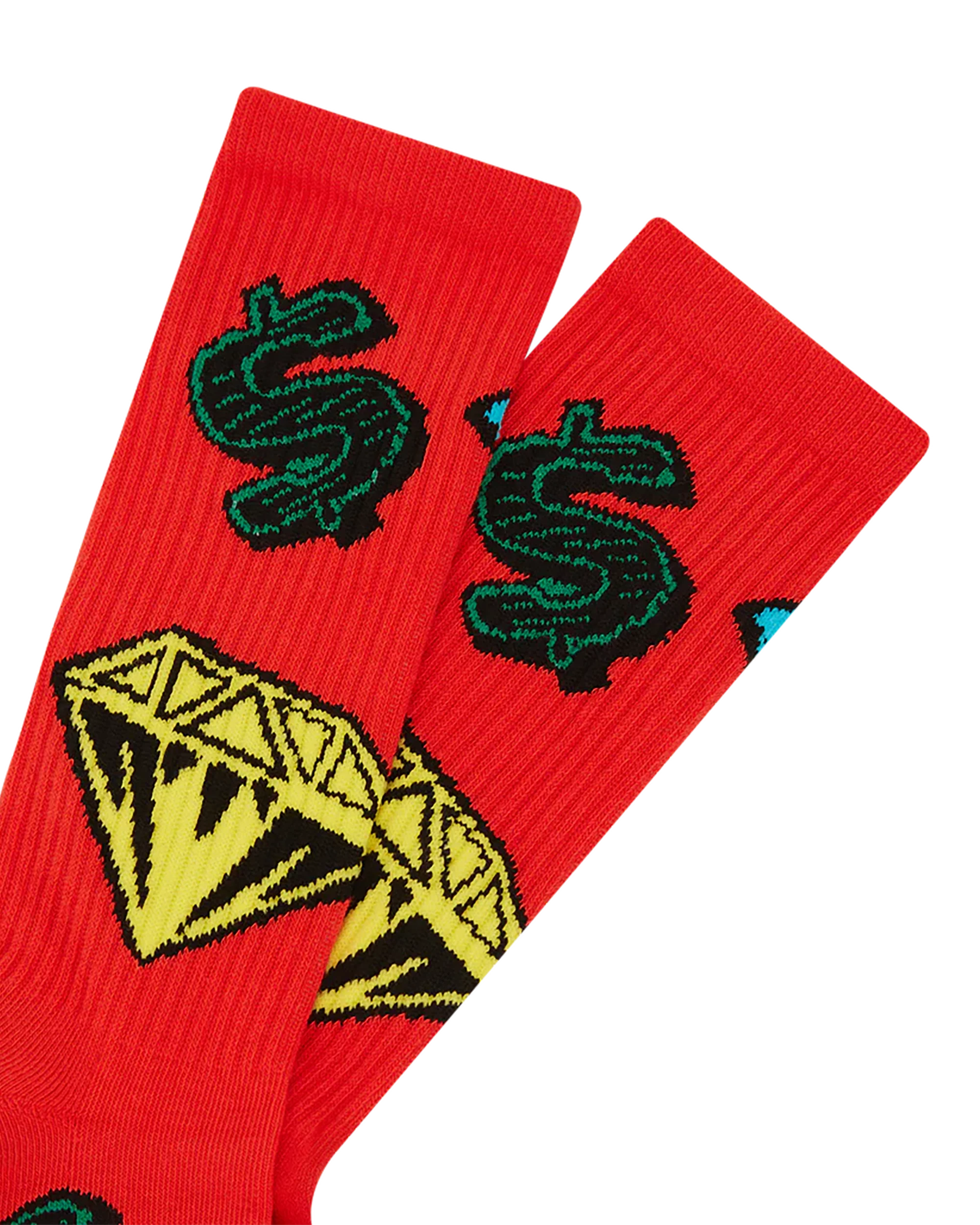 Diamonds & Dollars Socks - Macdery