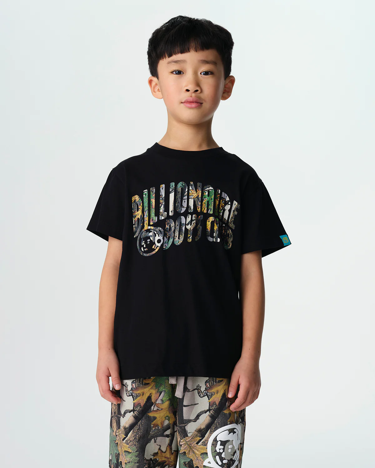 Kids Tree Camo Arch Logo T-Shirt - Macdery