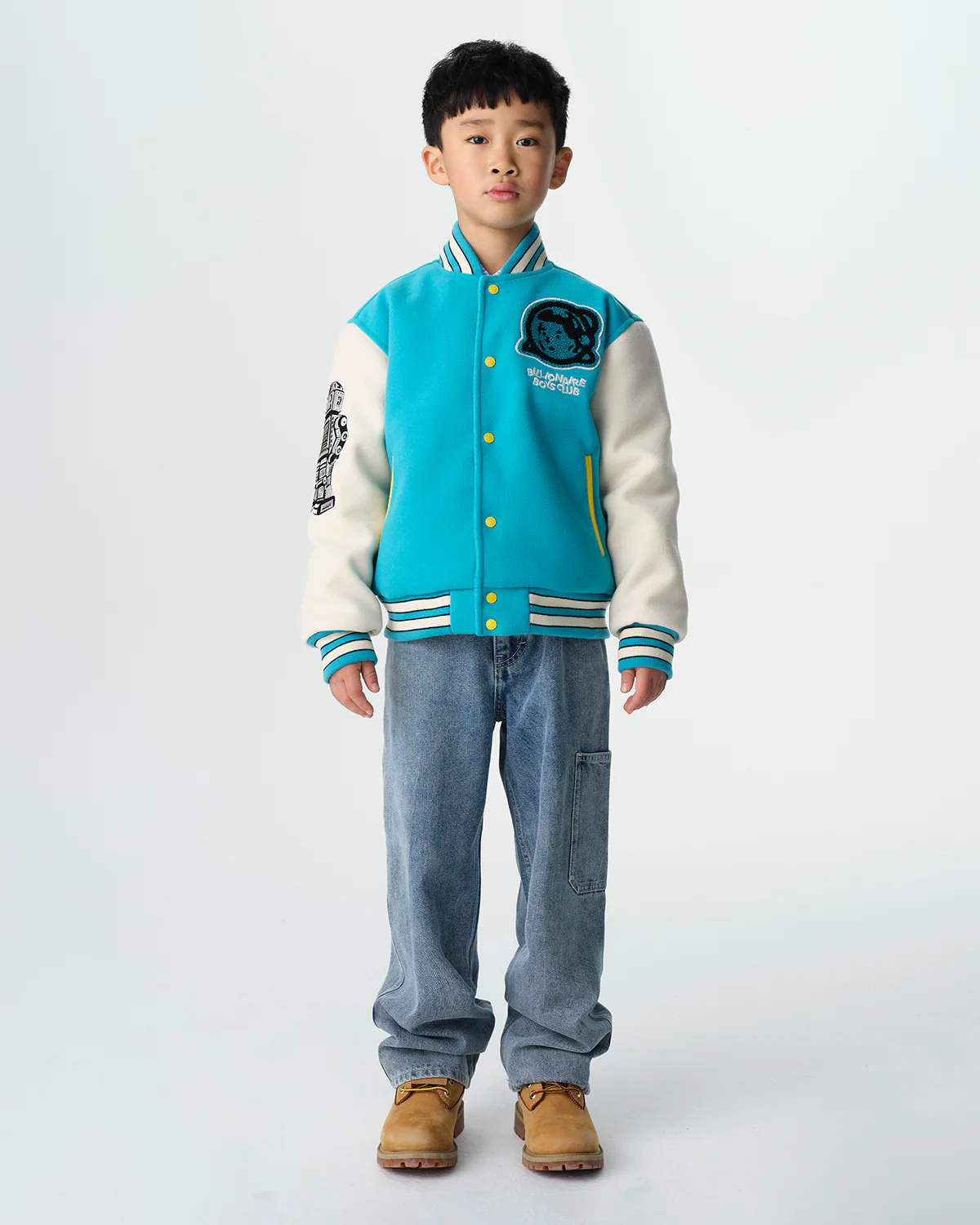 Kids Astro Varsity Jacket - Macdery
