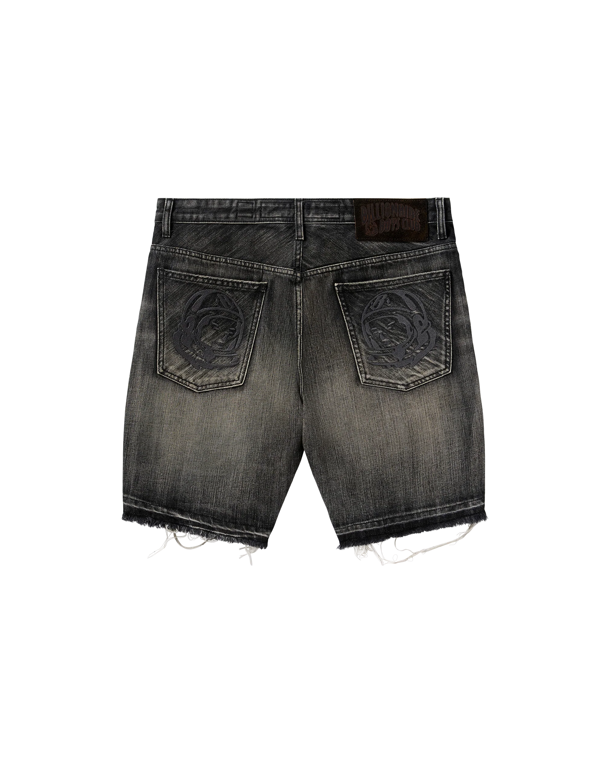 Cadet Crater Black Jean Shorts - Macdery