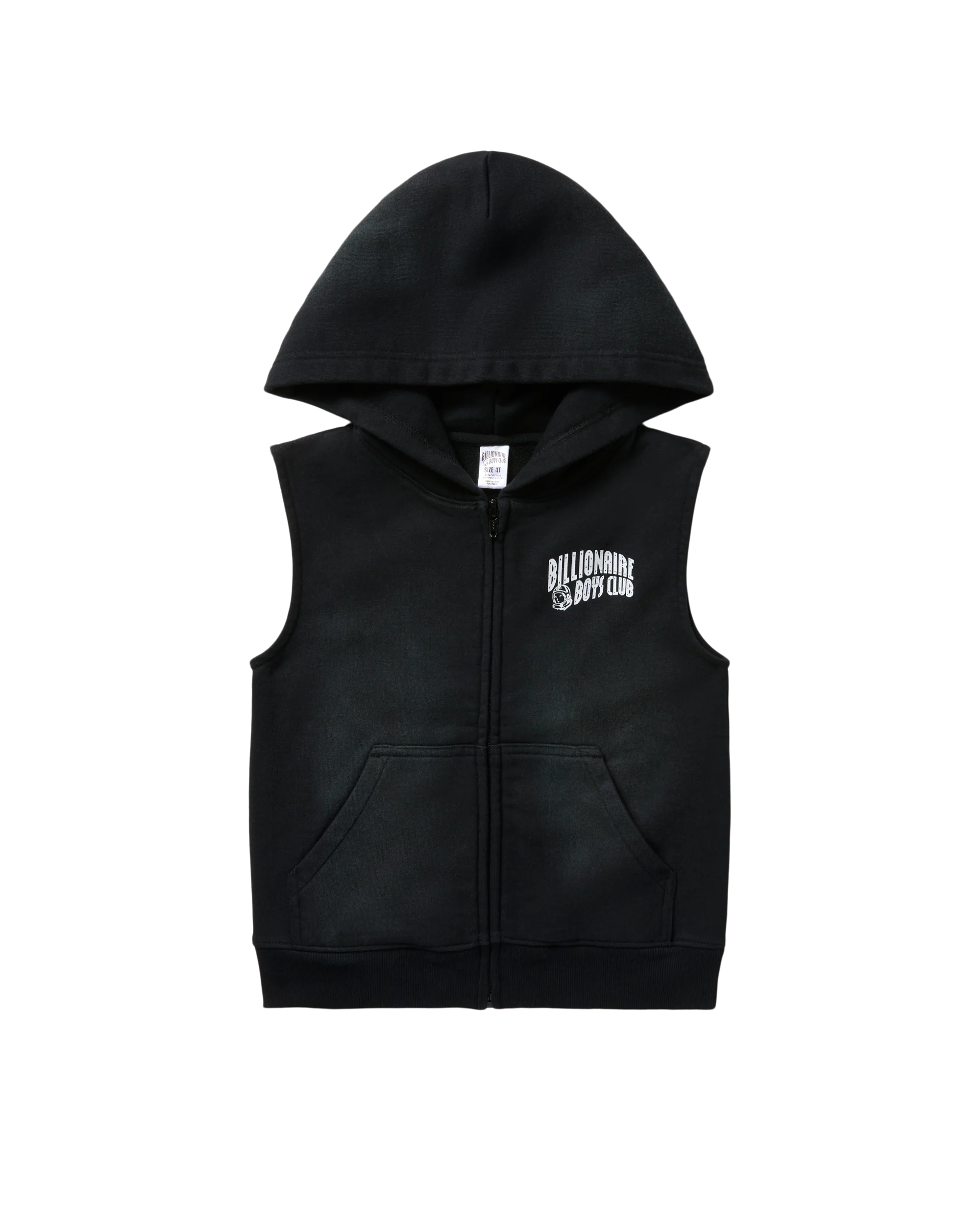 Kids Sleeveless Zip Hoodie - Macdery