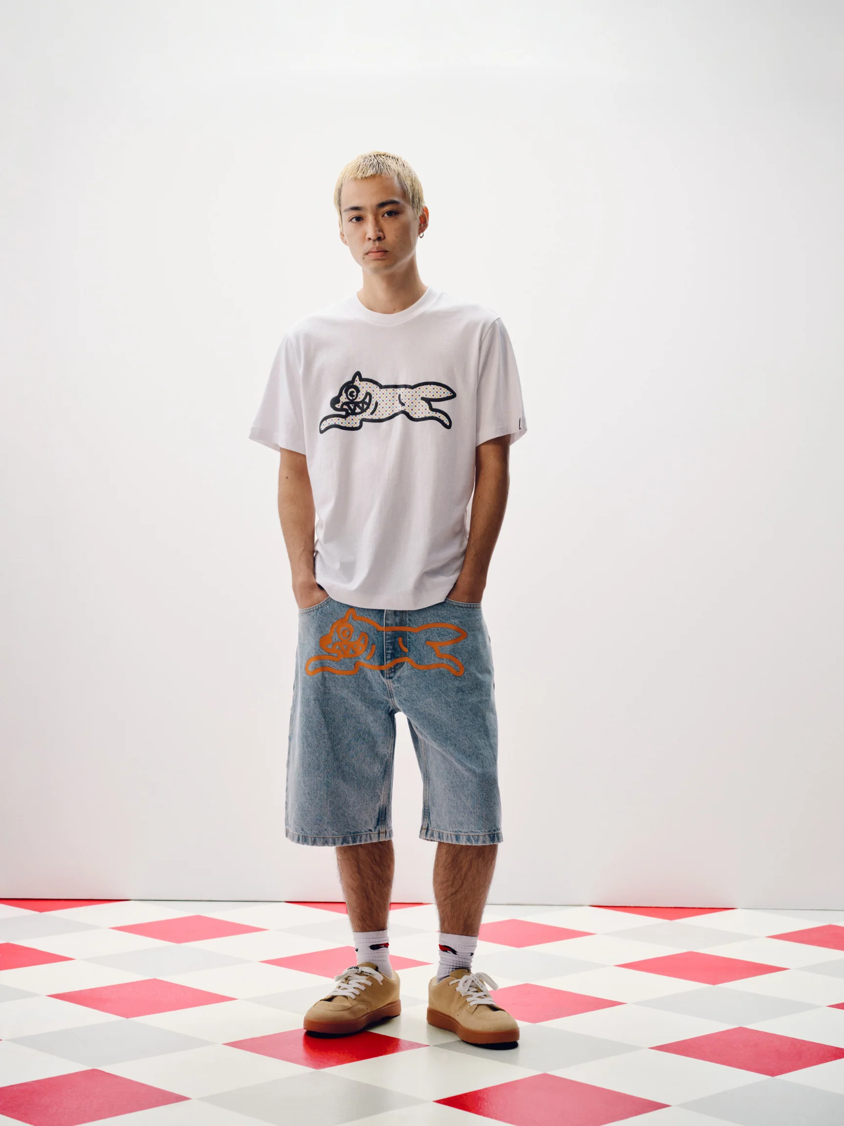 Polka Dot Running Dog T-Shirt - Macdery