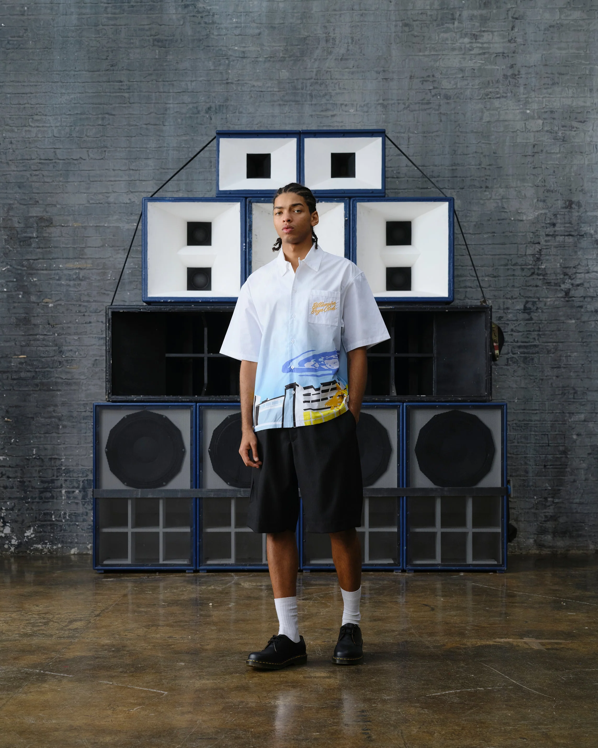 Chateau Print Poplin Shirt - Macdery