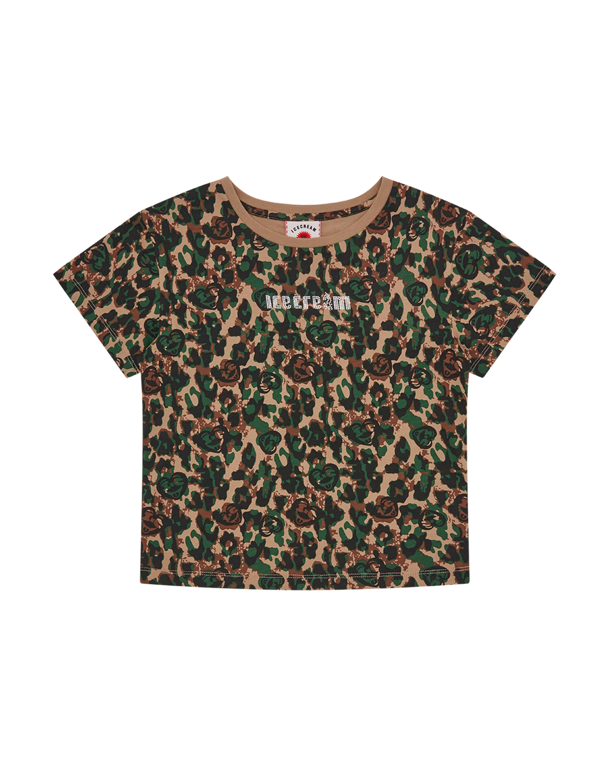 Womens Crystal Soft Serve Baby Tee - Macdery