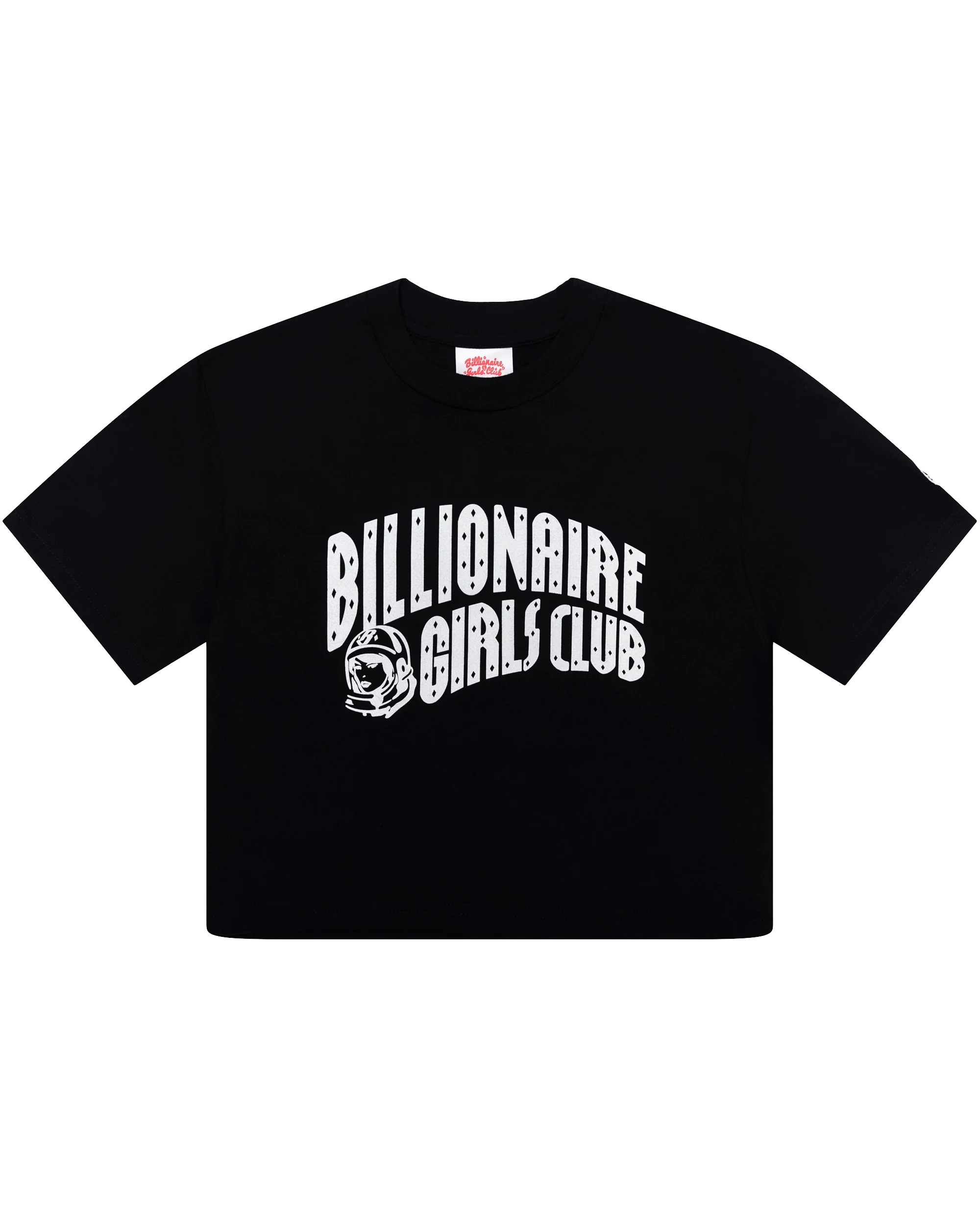 Womens Classic Curve Logo Cropped Tee - Macdery