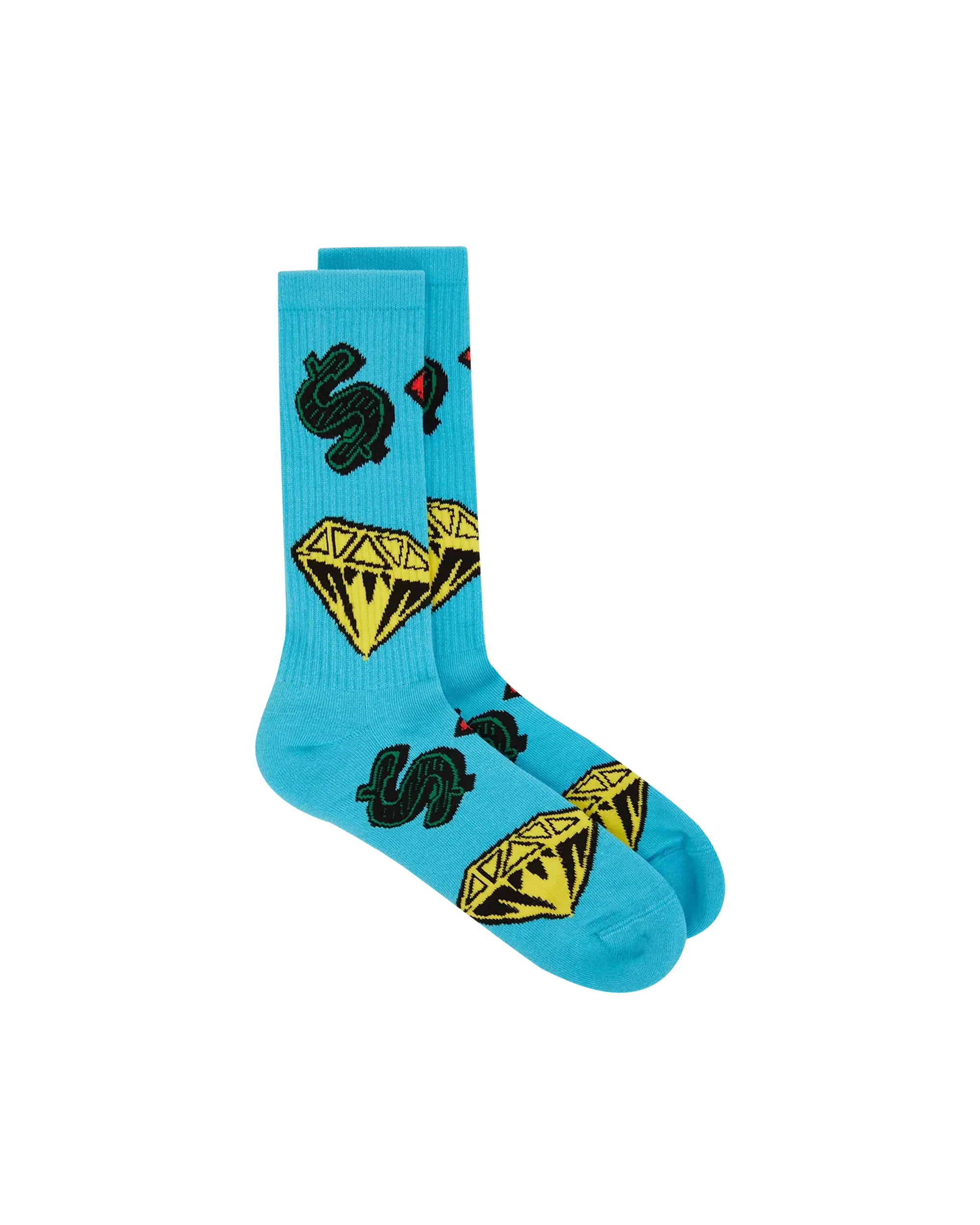 Diamonds & Dollars Socks - Macdery