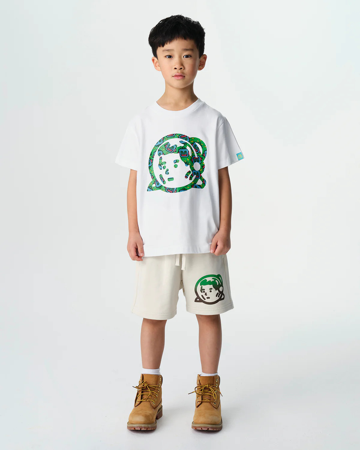 Kids Gradient Logo Shorts - Macdery