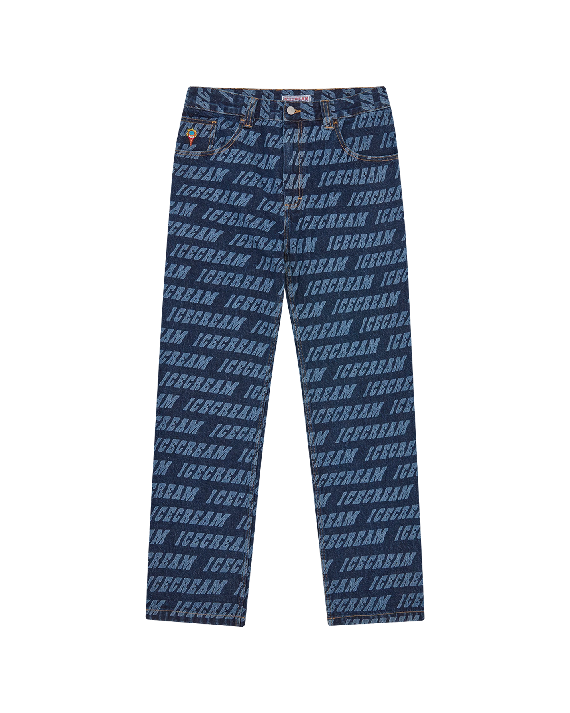 Repeat Logo Double Scoop Denim Pant - Macdery