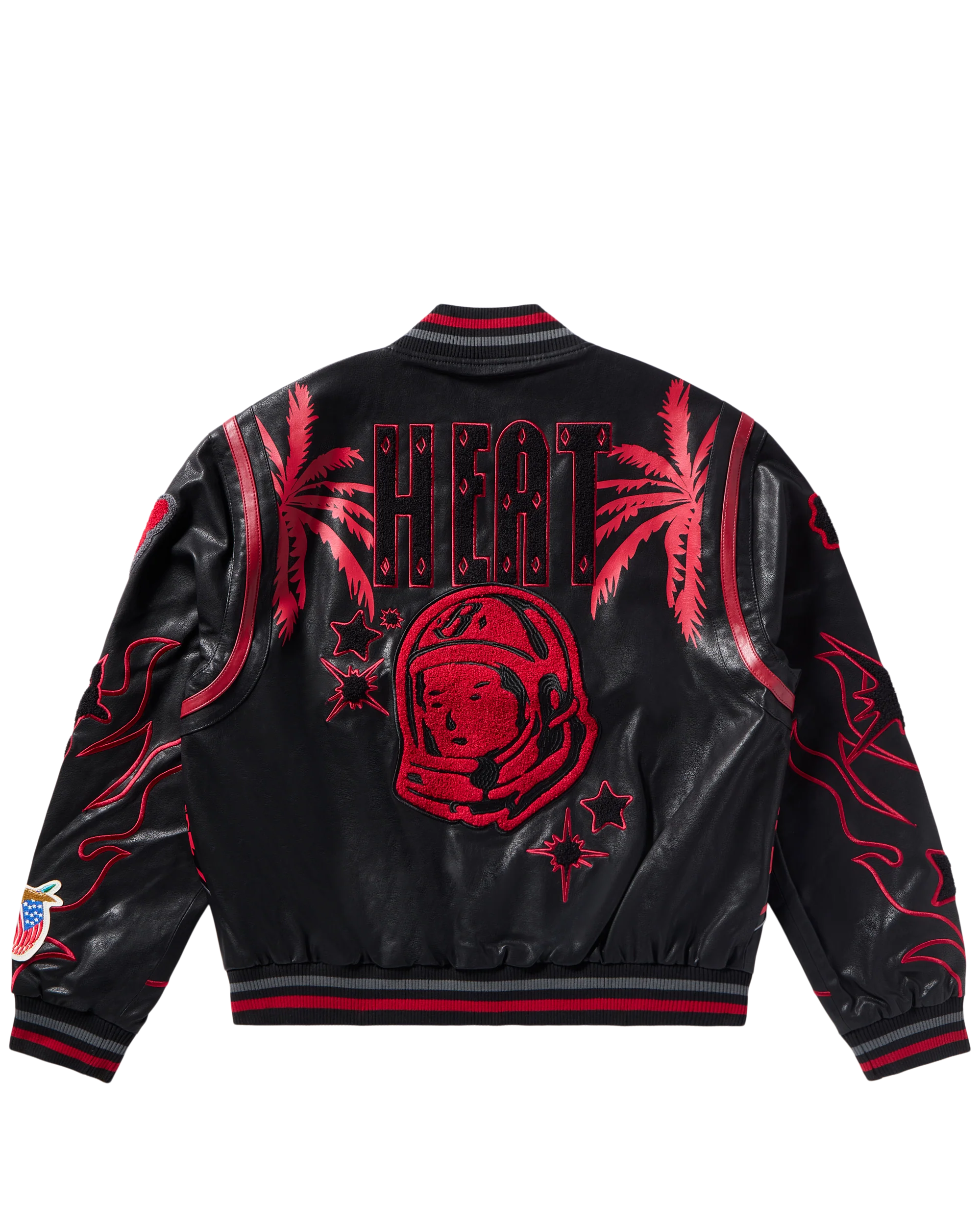 BBC X Jeff Hamilton Heat Varsity Jacket - Macdery