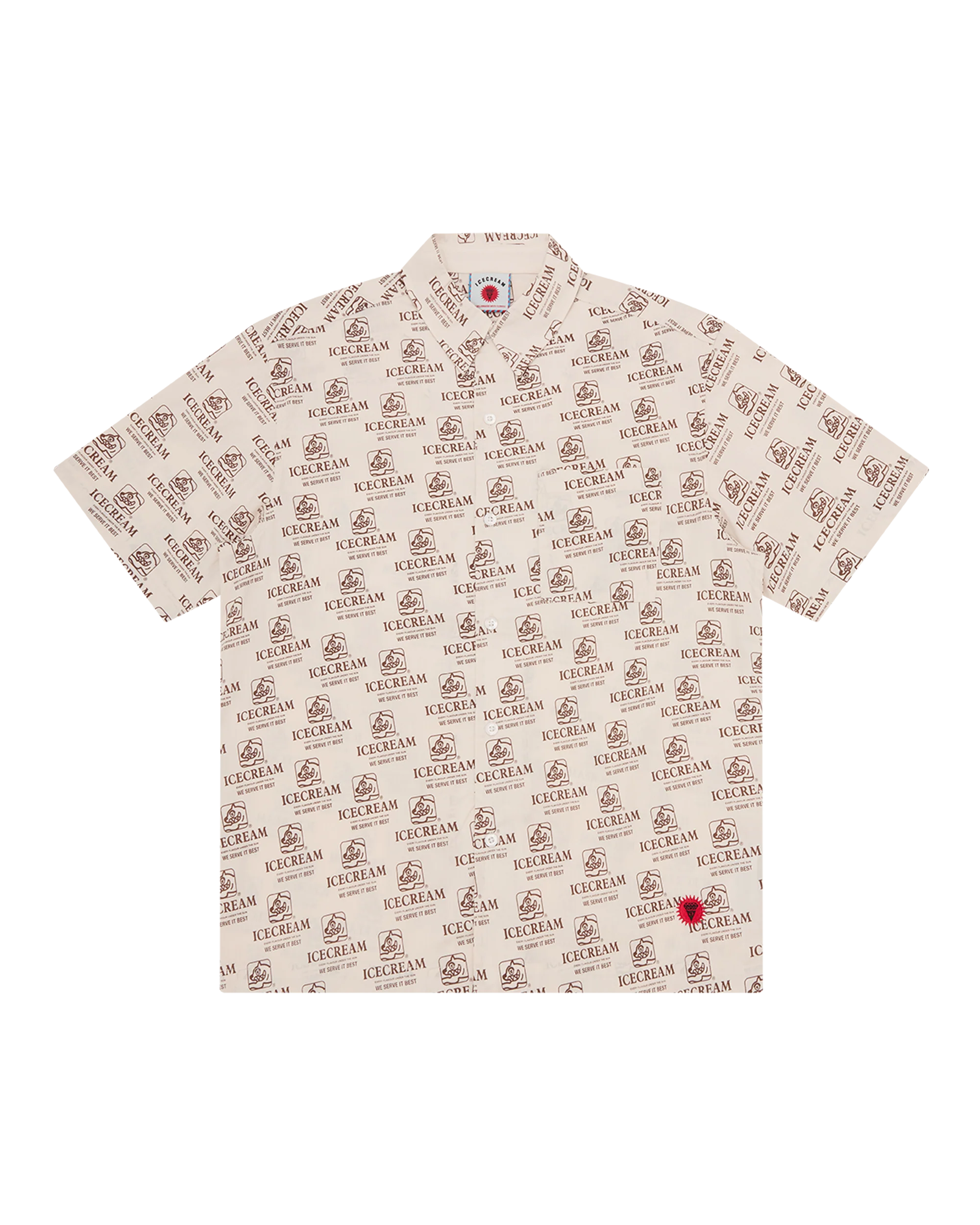 Repeat Print SS Shirt - Macdery