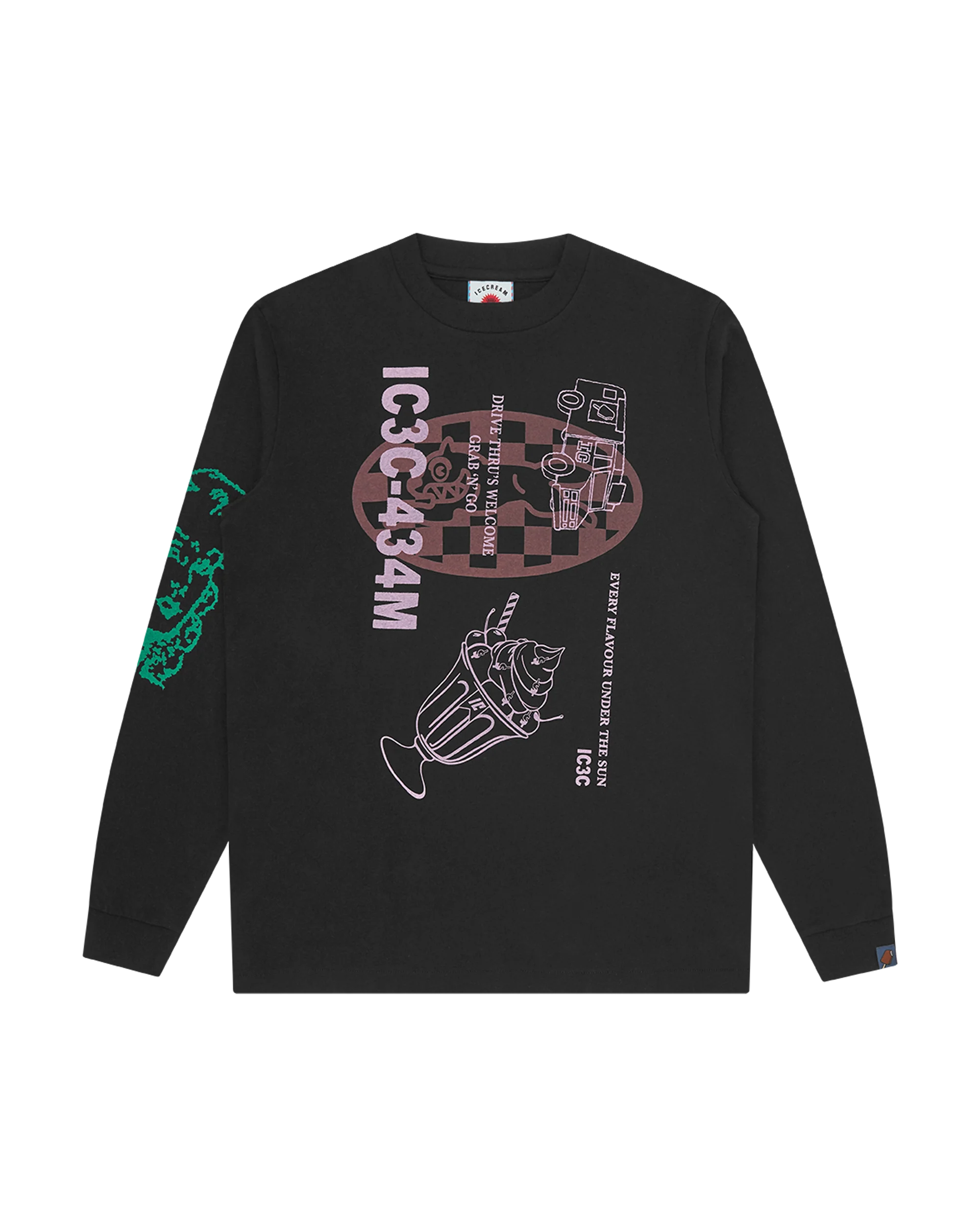 Multi Graphic LS T-Shirt - Macdery