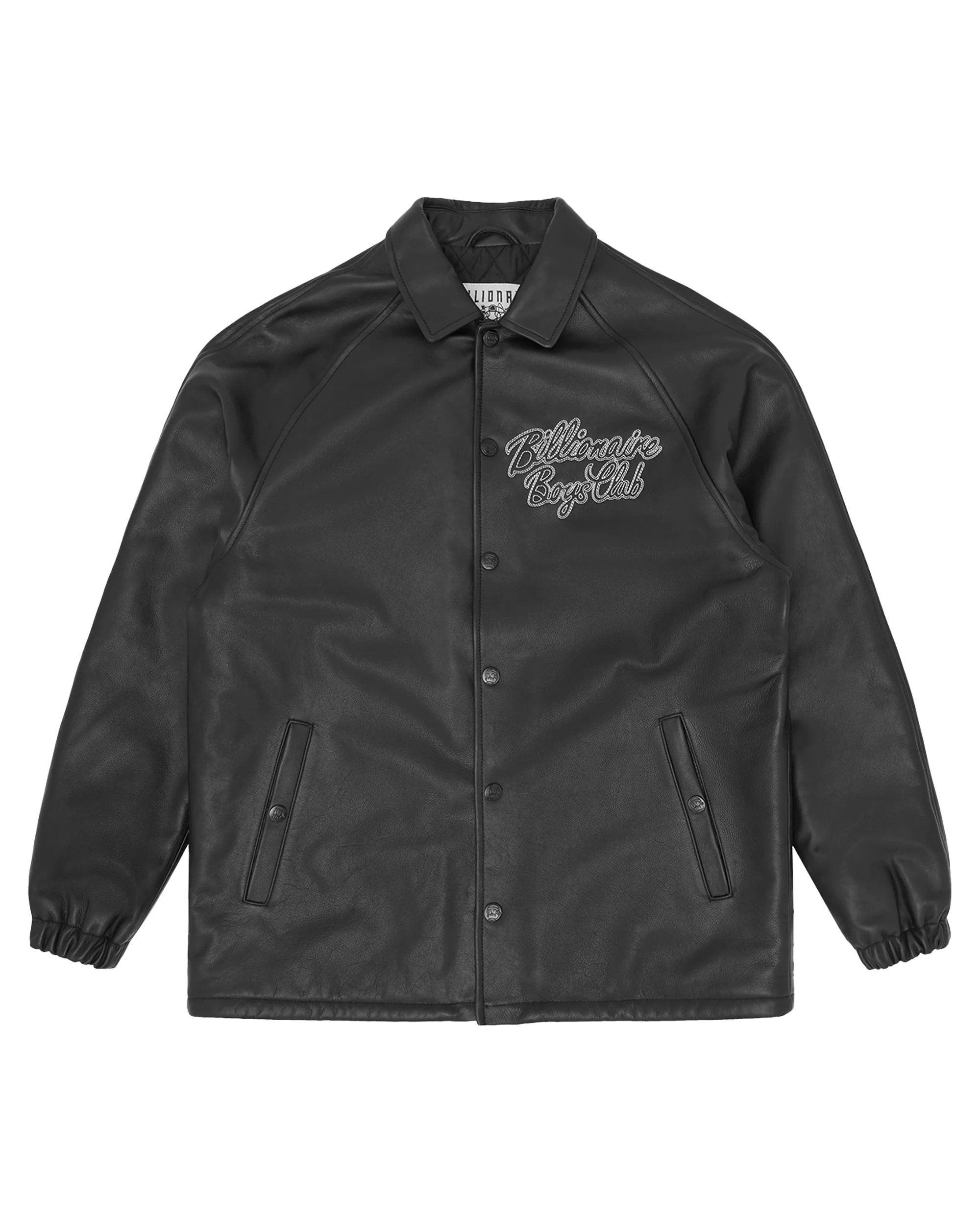 Leather Coach Jacket - Macdery
