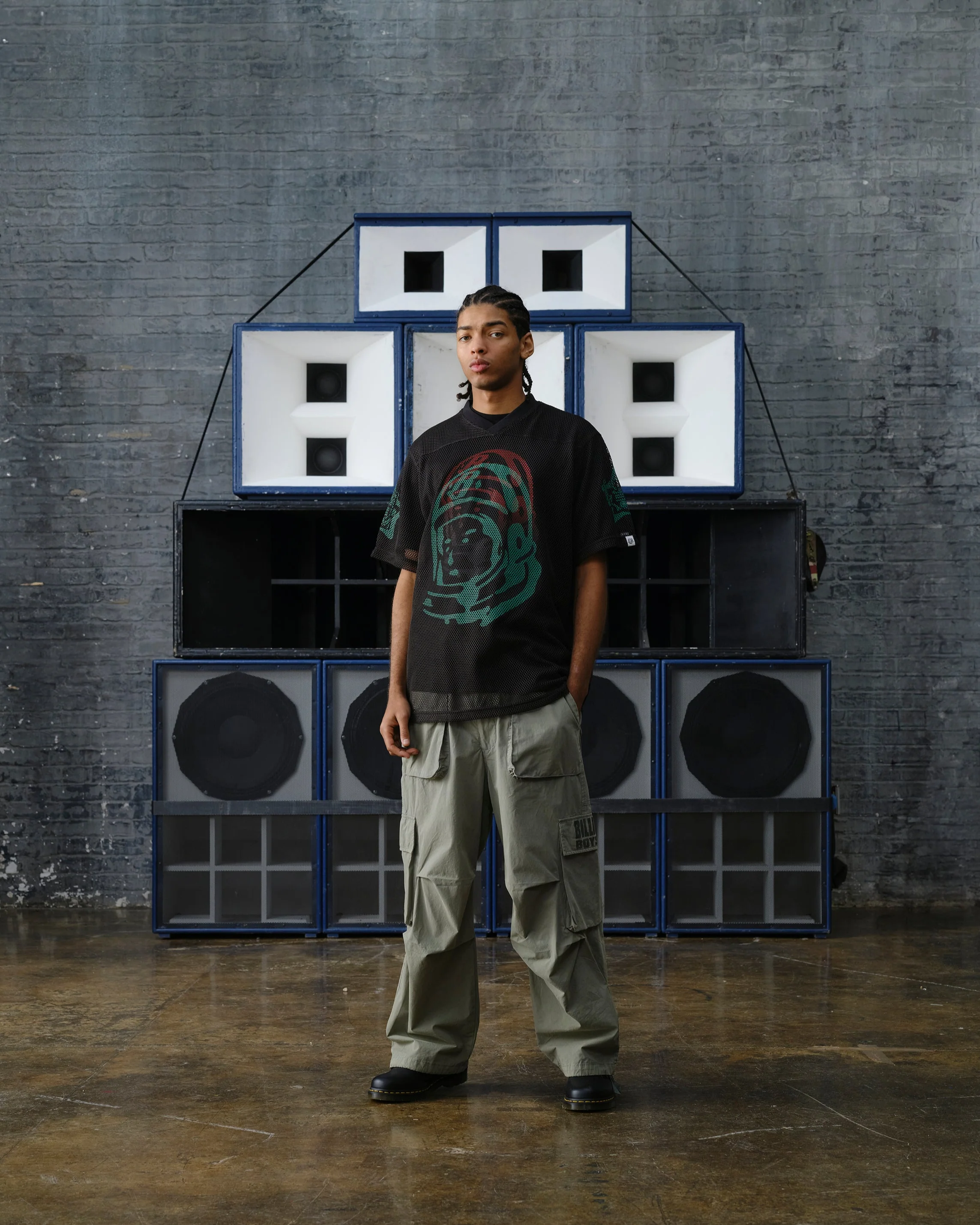 Astro Big Mesh Football T-Shirt - Macdery