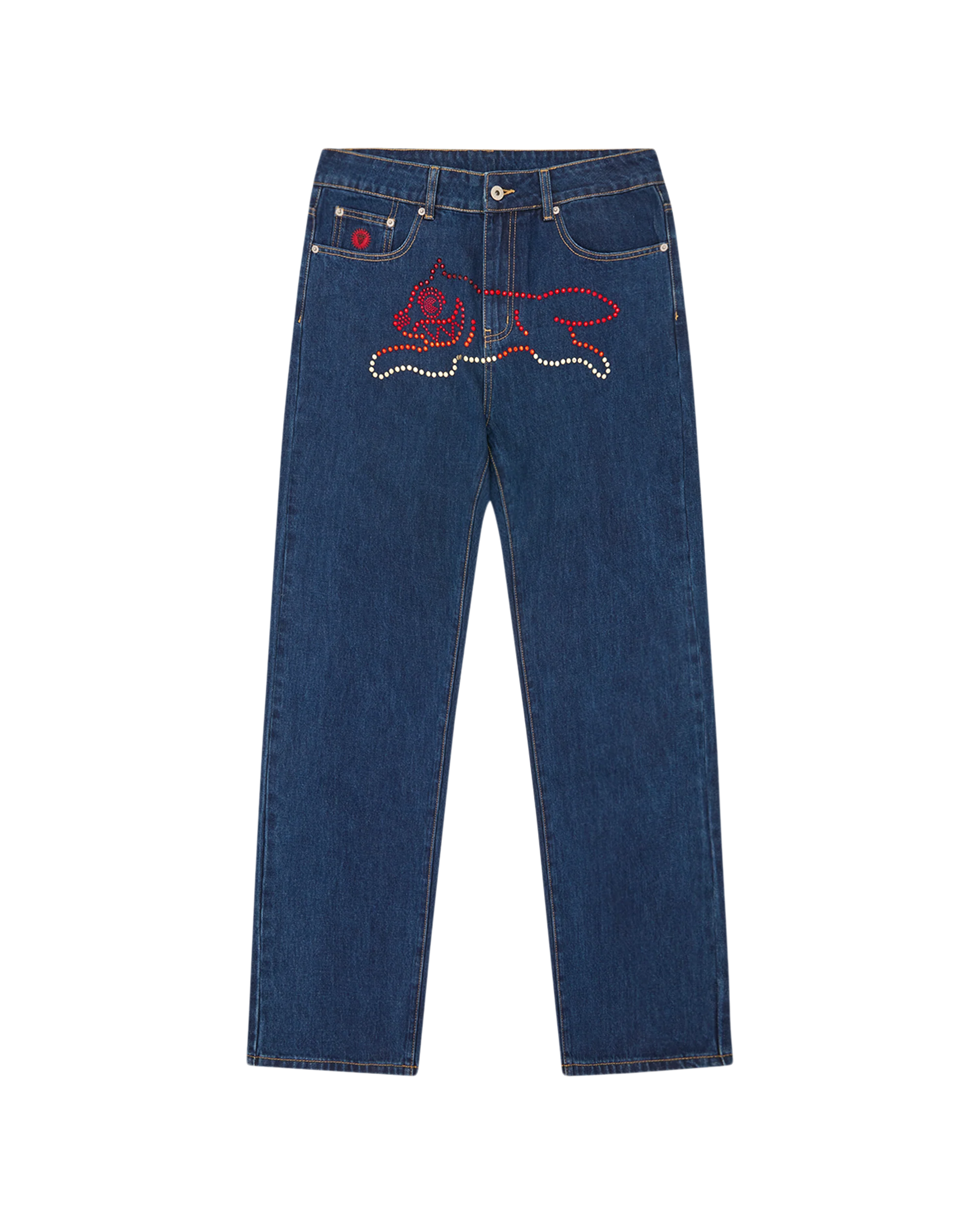 Crystal Running Dog Denim Pant - Macdery