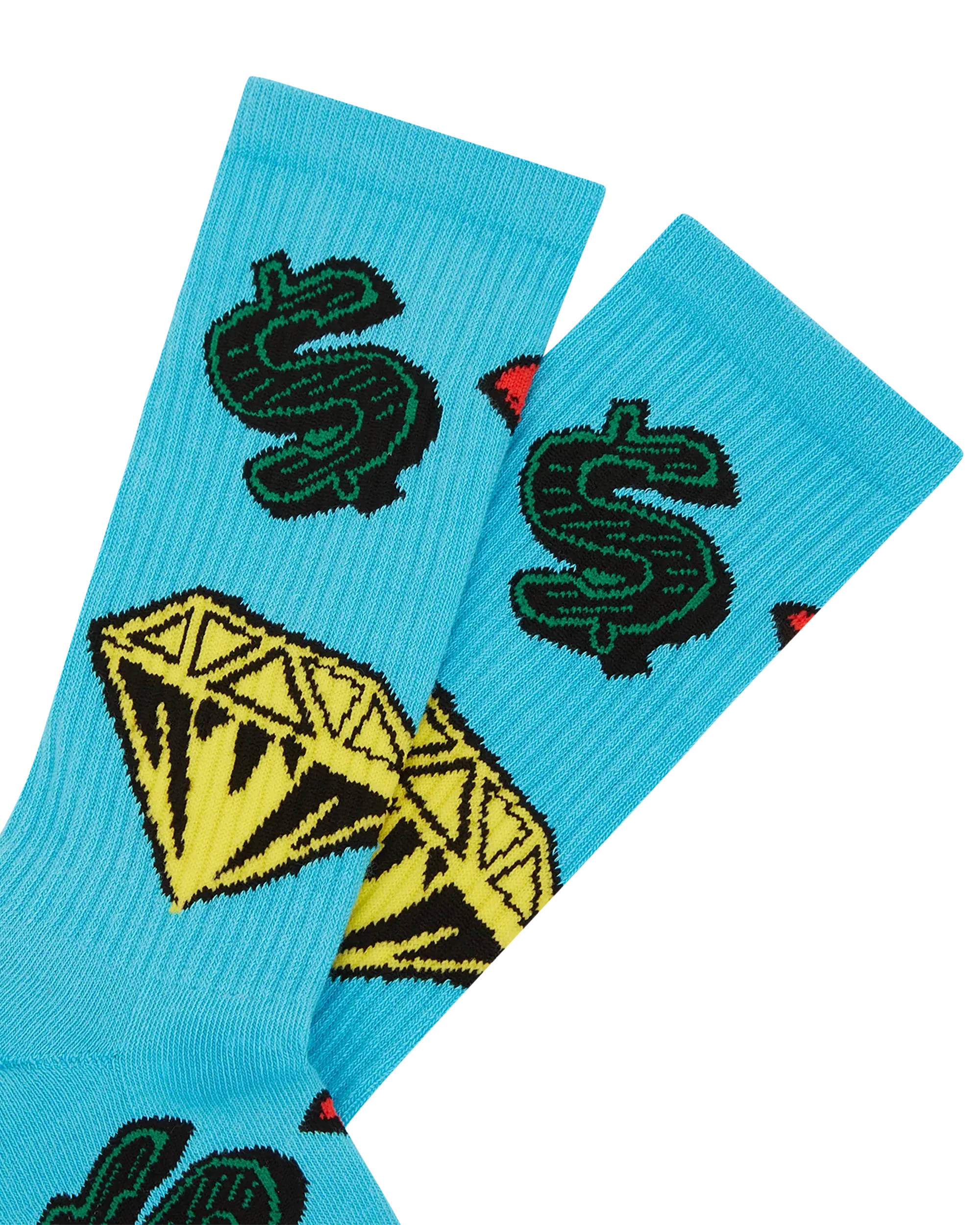 Diamonds & Dollars Socks - Macdery
