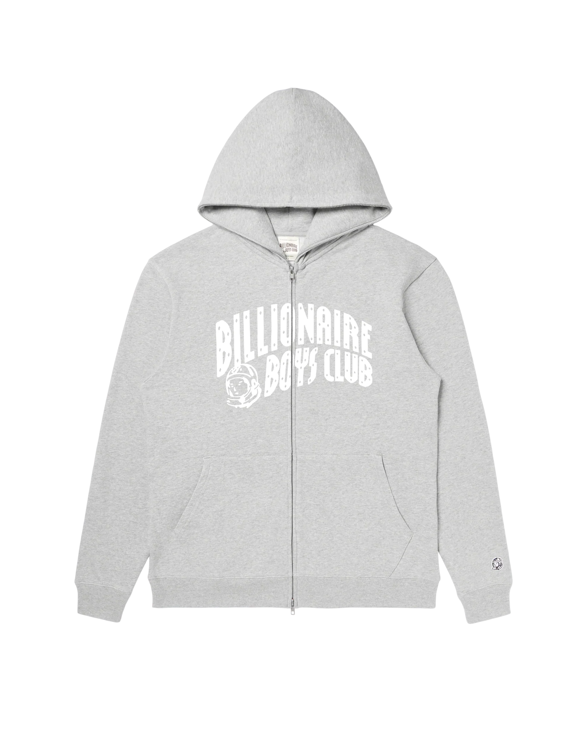 Classic Curve Logo Full Zip Hoodie - Macdery