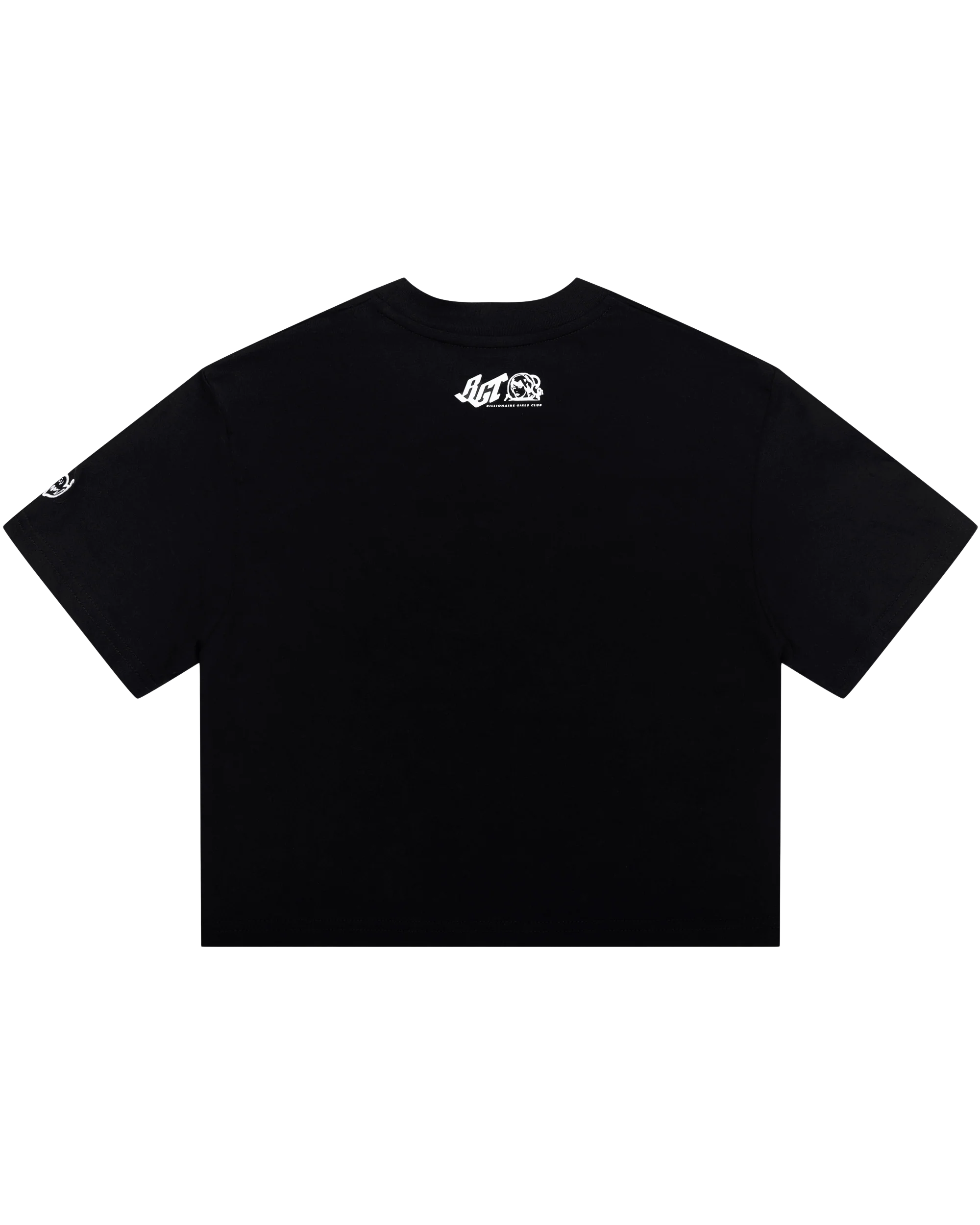 Womens Classic Curve Logo Cropped Tee - Macdery