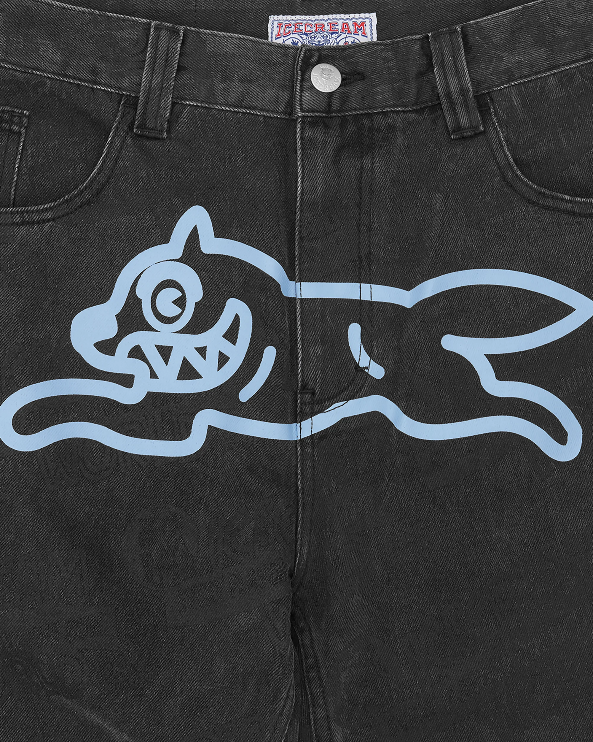 Every Flavour Double Scoop Denim Pants - Macdery