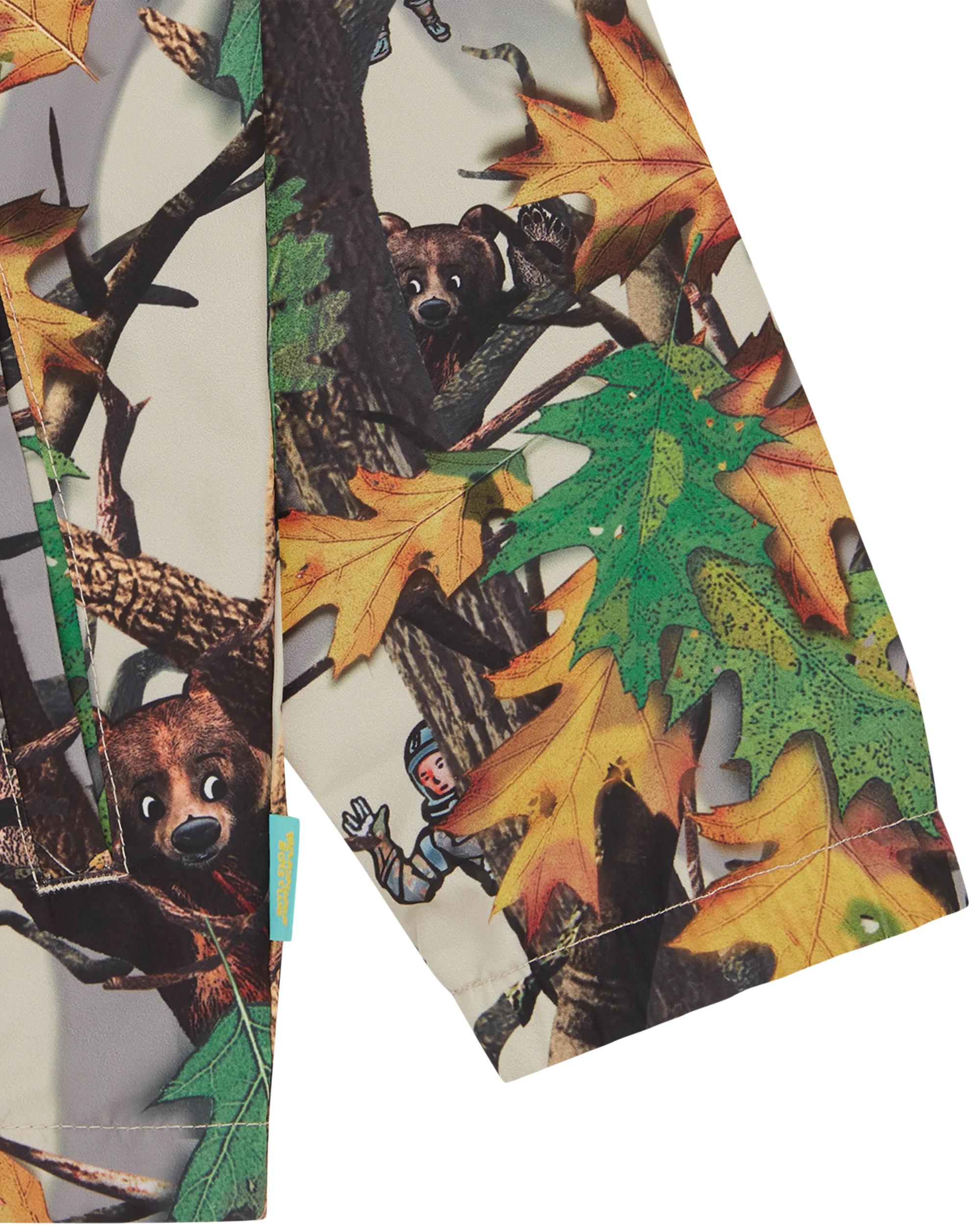 Kids Tree Camo Arch Logo Astro Coach Jacket - Macdery