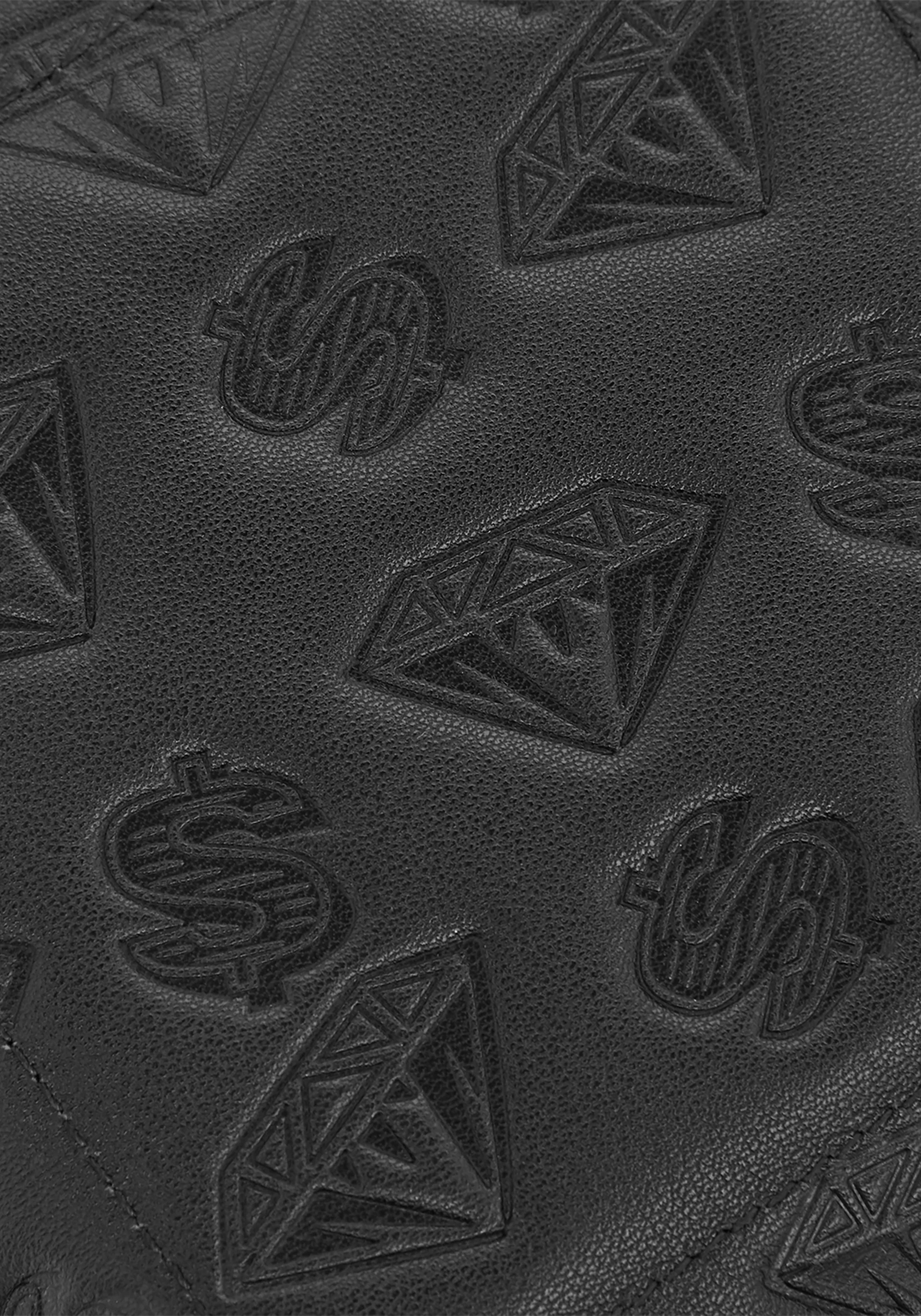 Diamonds & Dollars Large Leather Coin Tray - Macdery