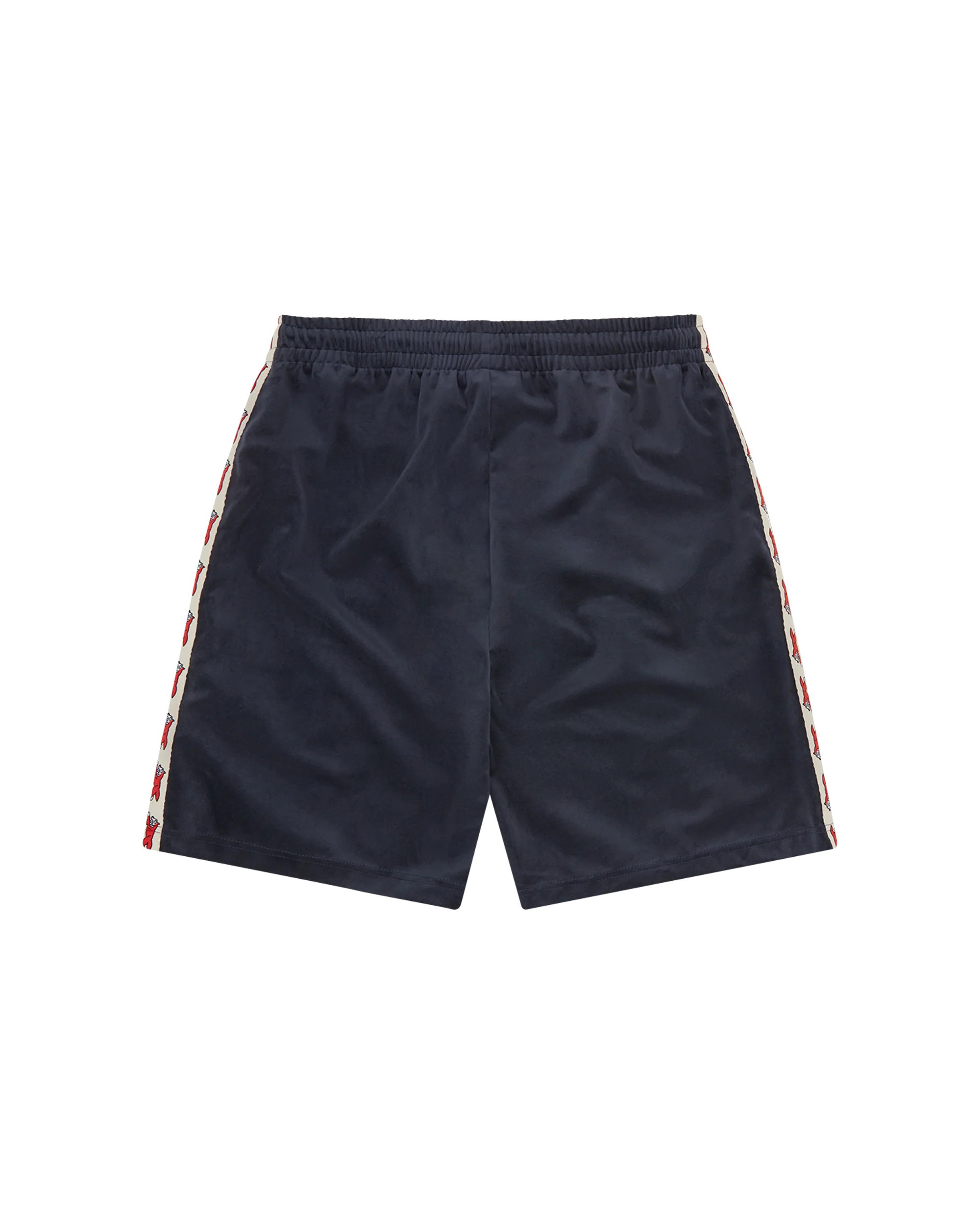 Running Dog Taped Velour Track Shorts - Macdery