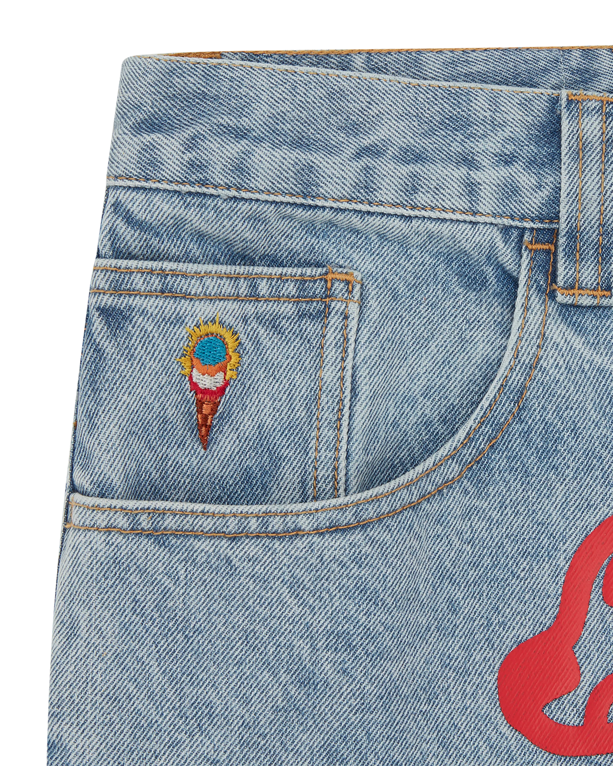 Running Dog Double Scoop Denim Pant - Macdery