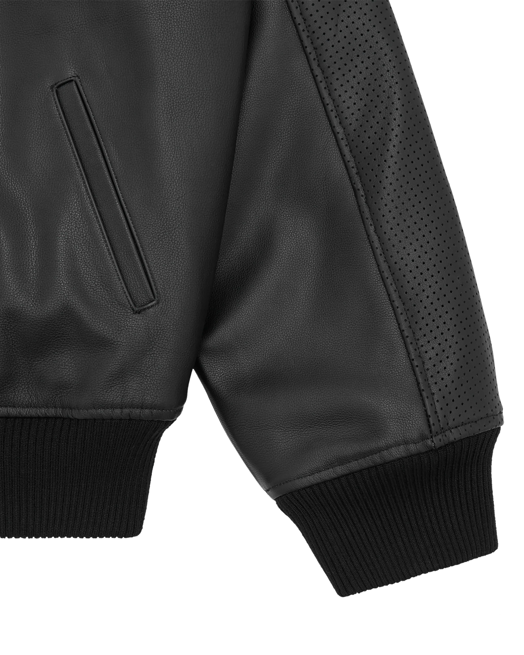 OG Astro Leather Bomber Jacket - Macdery