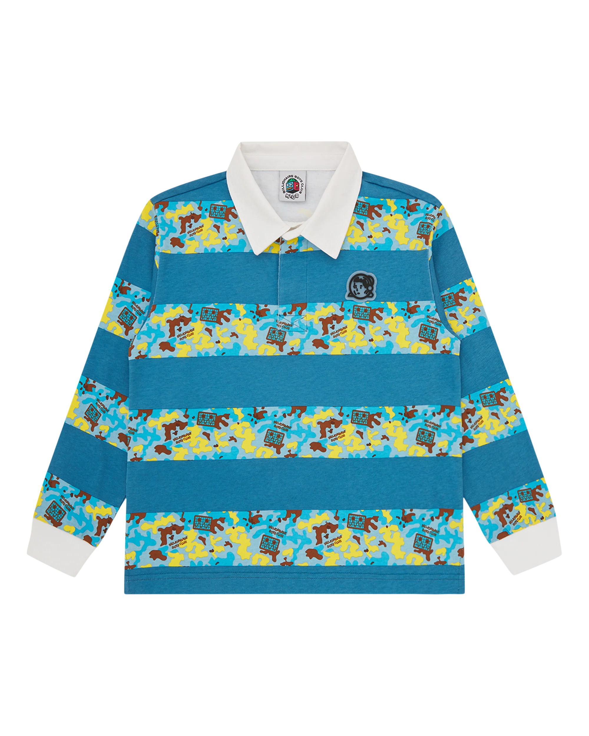 Kids Robot Camo Rugby Top - Macdery