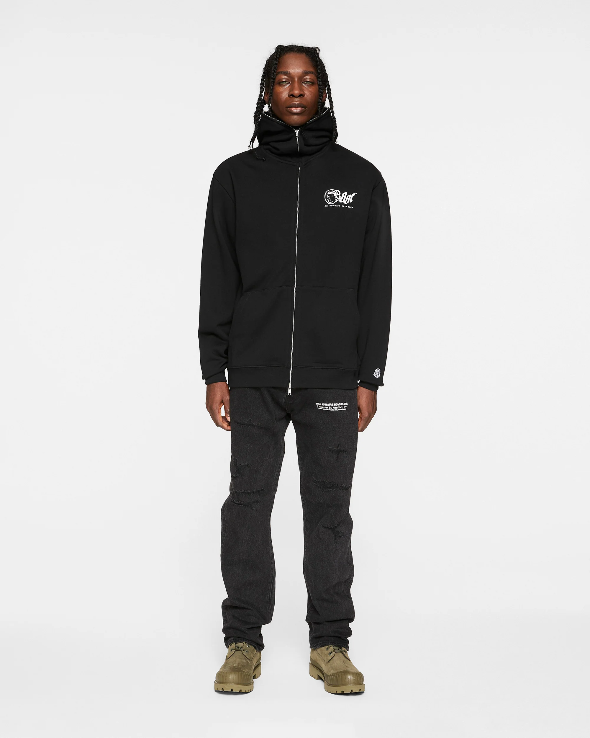 Lil OG Logo Full Zip Hoodie - Macdery