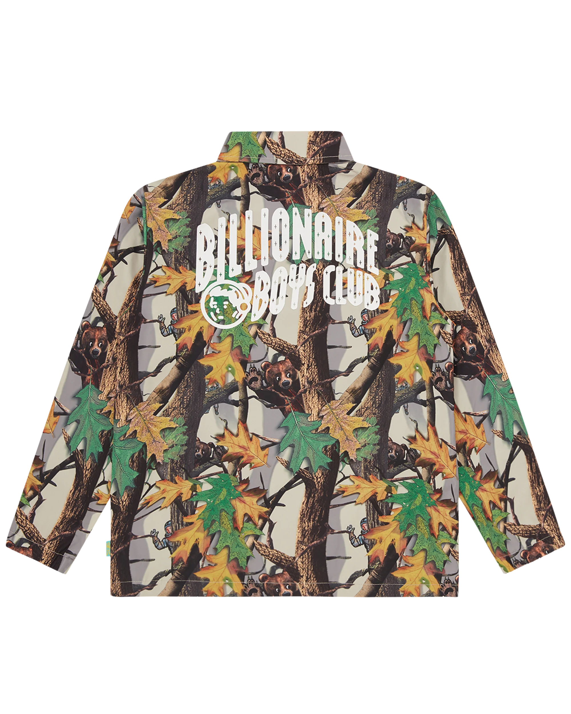 Kids Tree Camo Arch Logo Astro Coach Jacket - Macdery