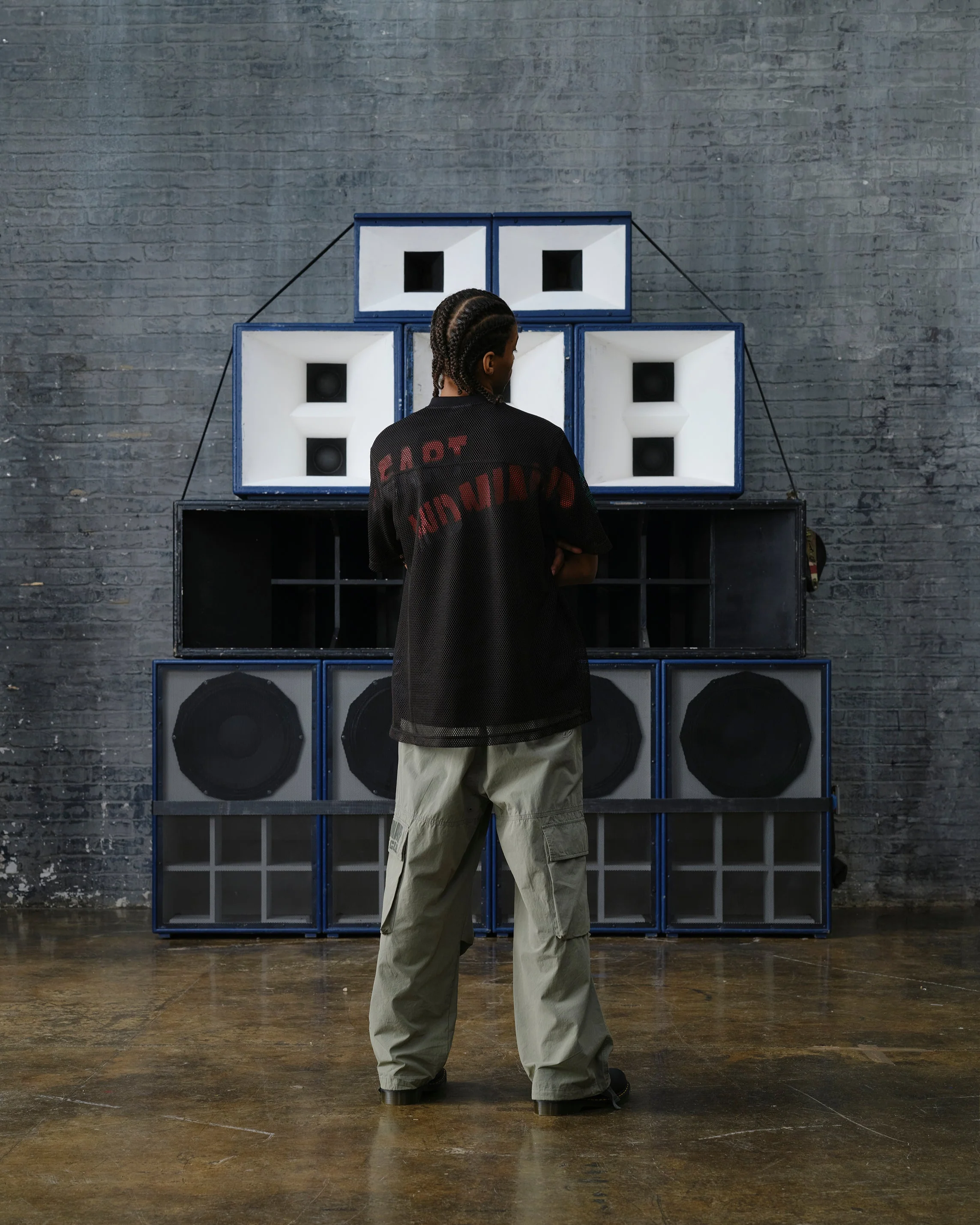 Astro Big Mesh Football T-Shirt - Macdery