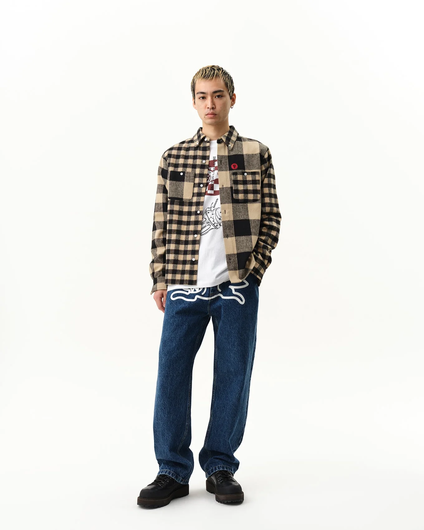 Multi Check LS Shirt - Macdery