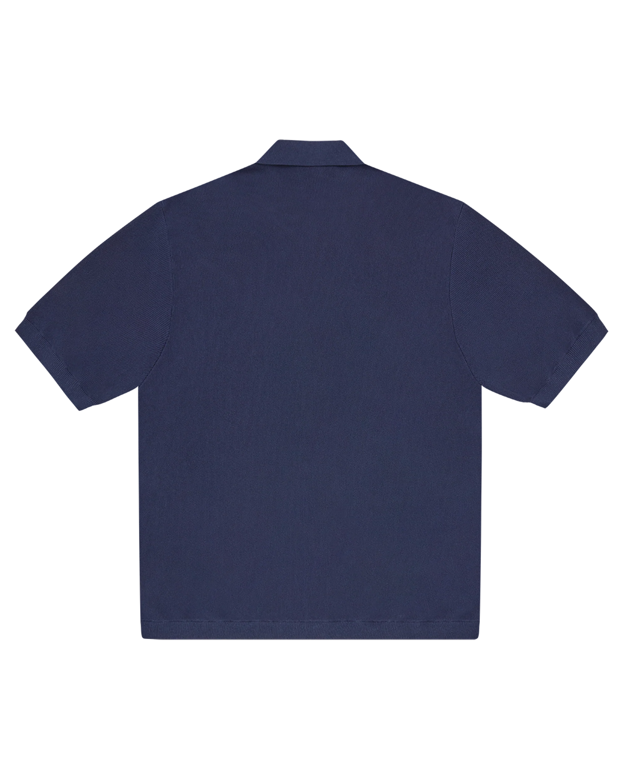 Collared Knitted Polo Shirt - Macdery