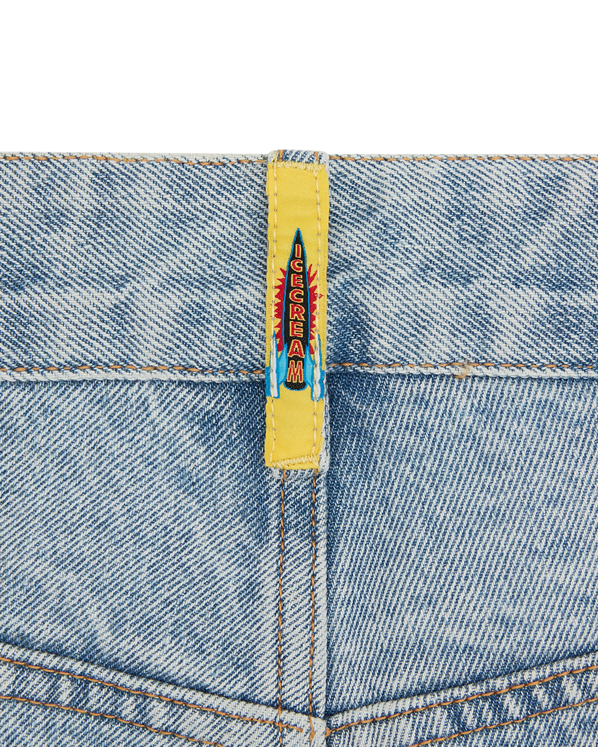 Running Dog Denim Shorts - Macdery