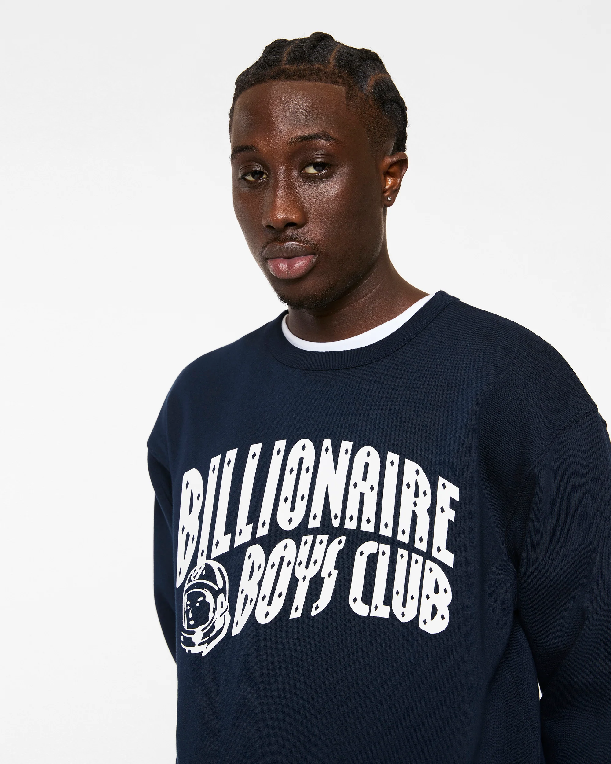 Classic Curve Logo Sweatshirt - Macdery