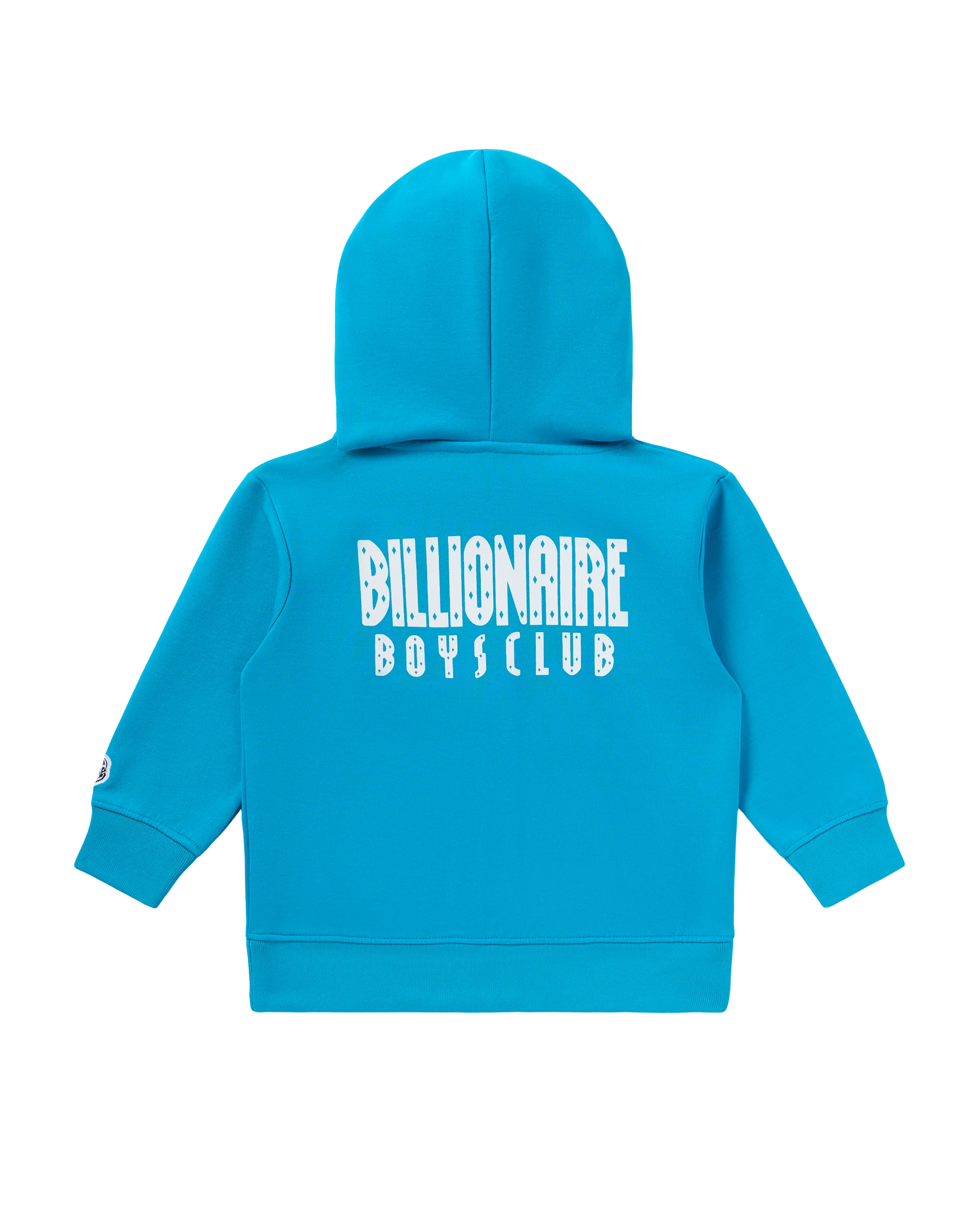 Kids Straight Font Zip Hoodie - Macdery