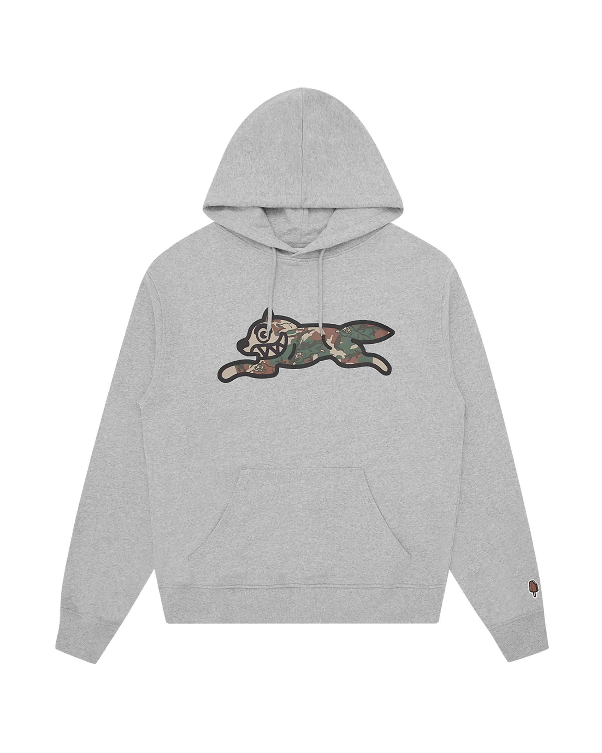 Woodland Camo Running Dog Popover Hood - Macdery