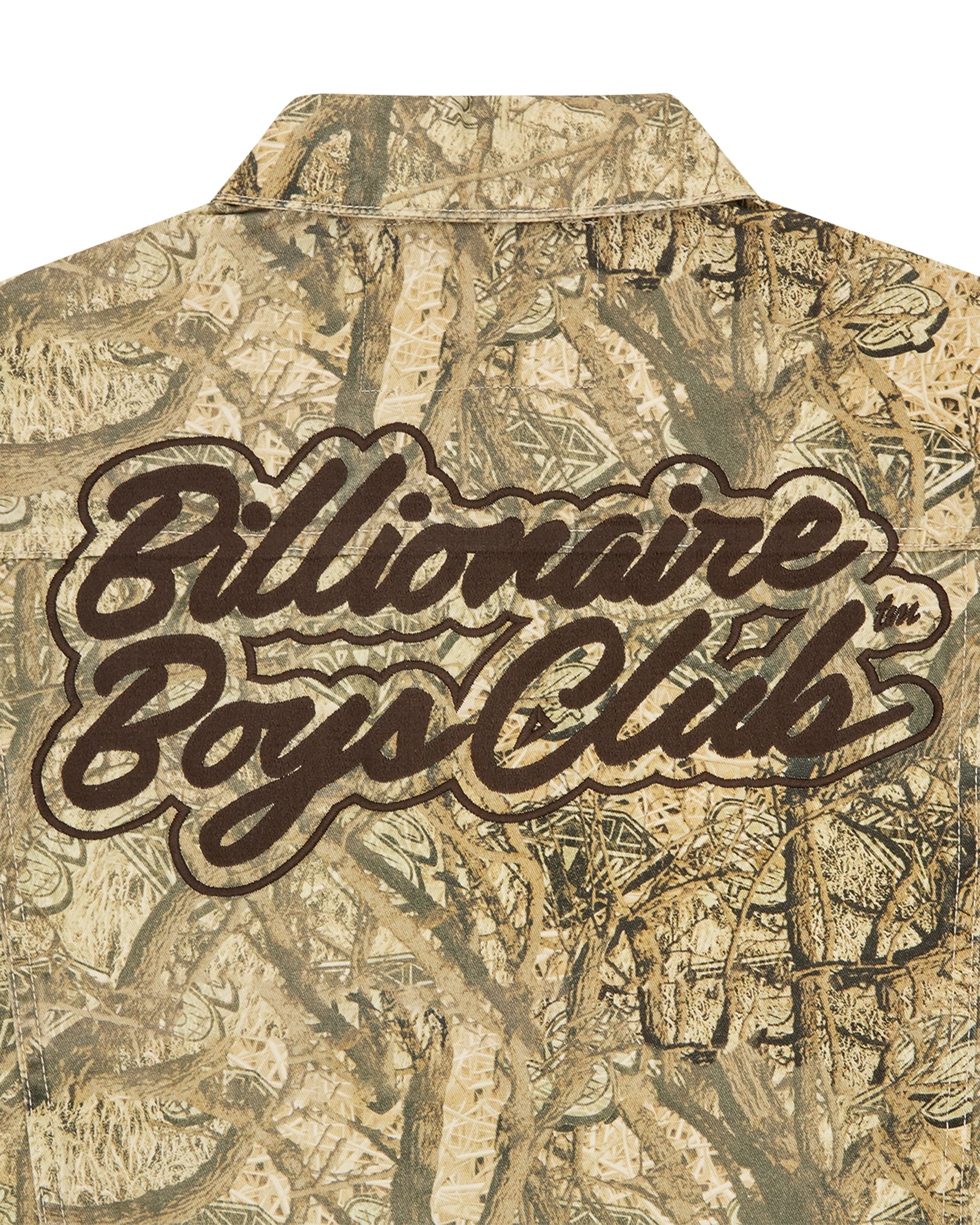 Diamonds & Dollars Tree Camo Trucker Jacket - Macdery