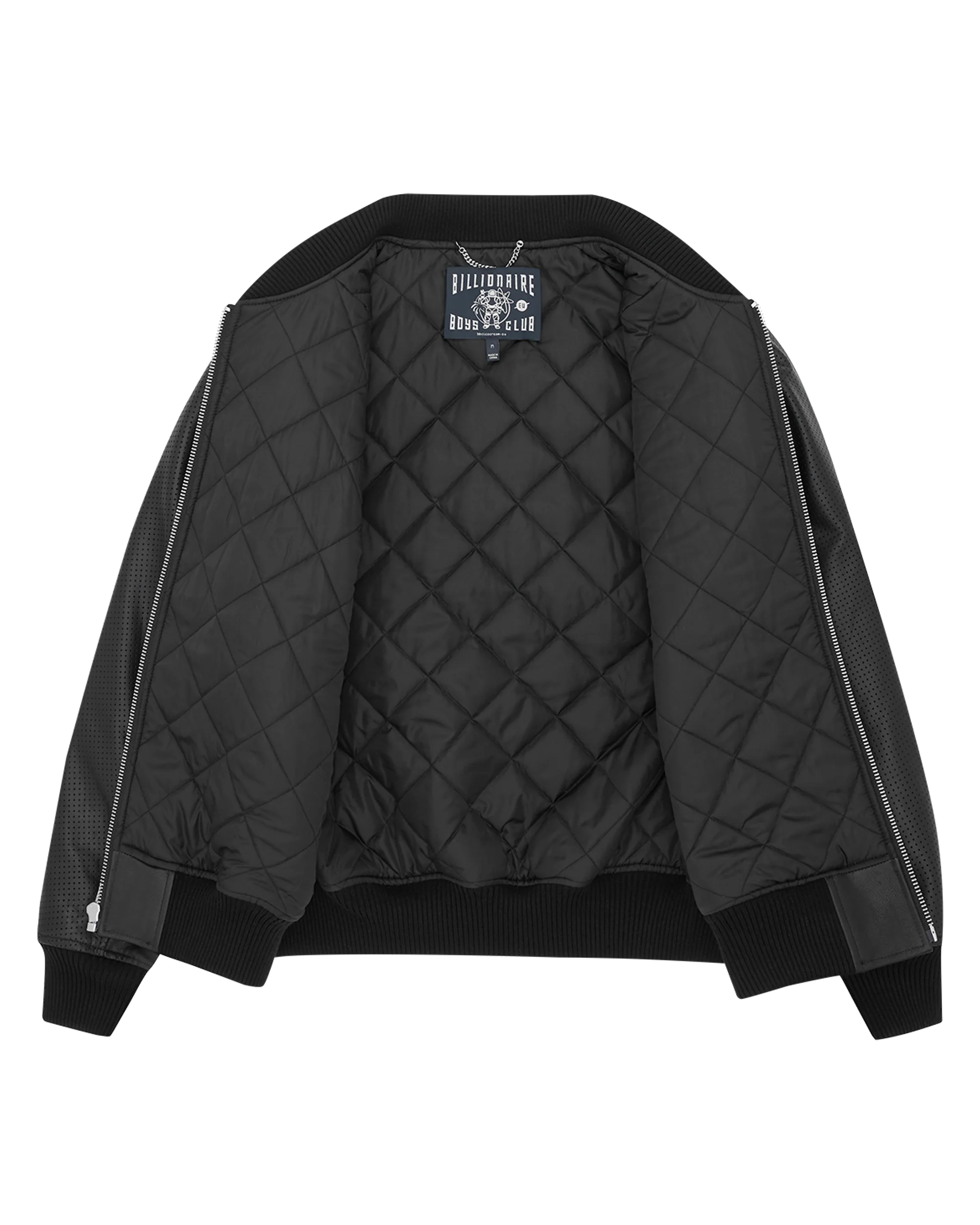 OG Astro Leather Bomber Jacket - Macdery