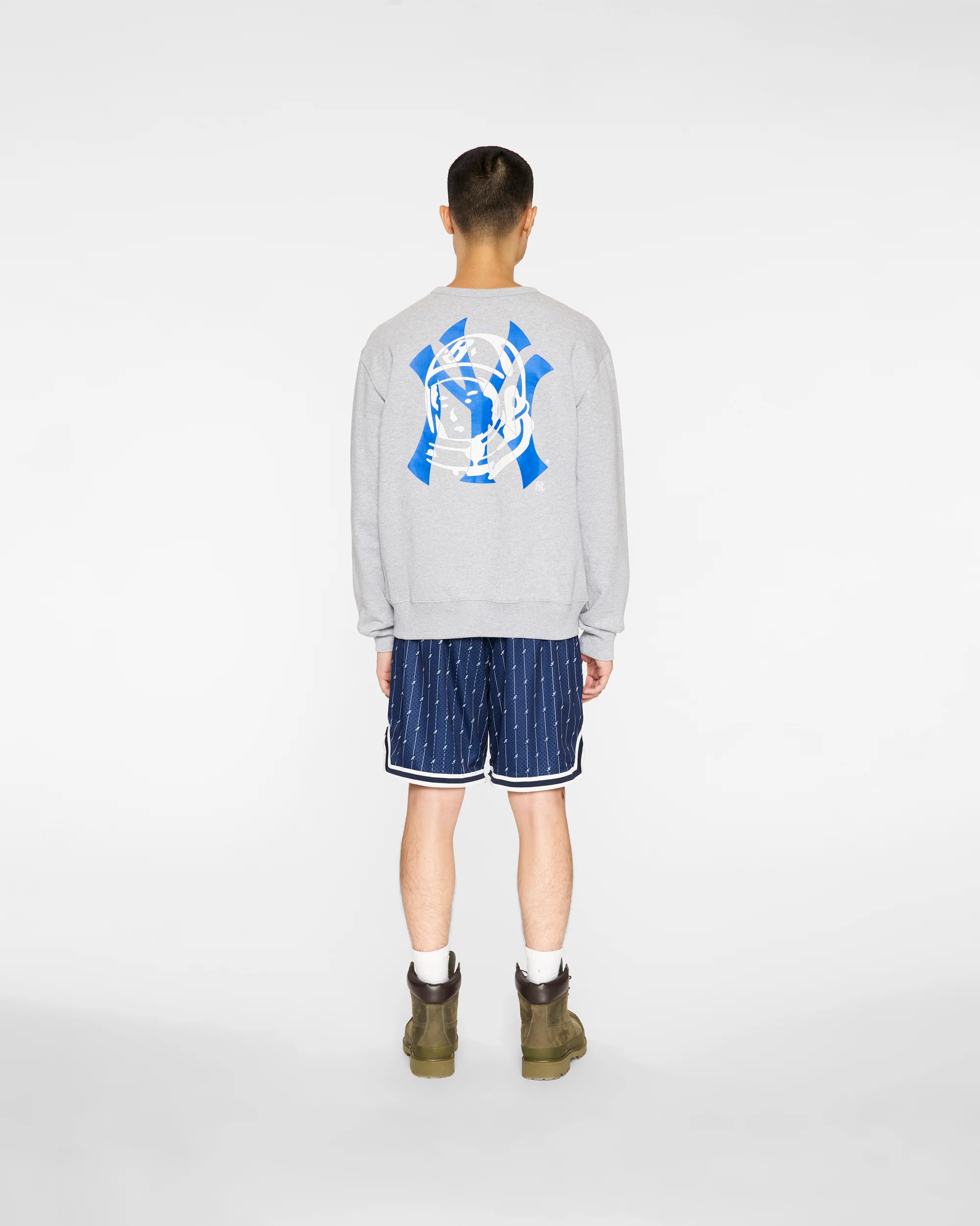 NY Yankees OG Logo Crewneck - Macdery