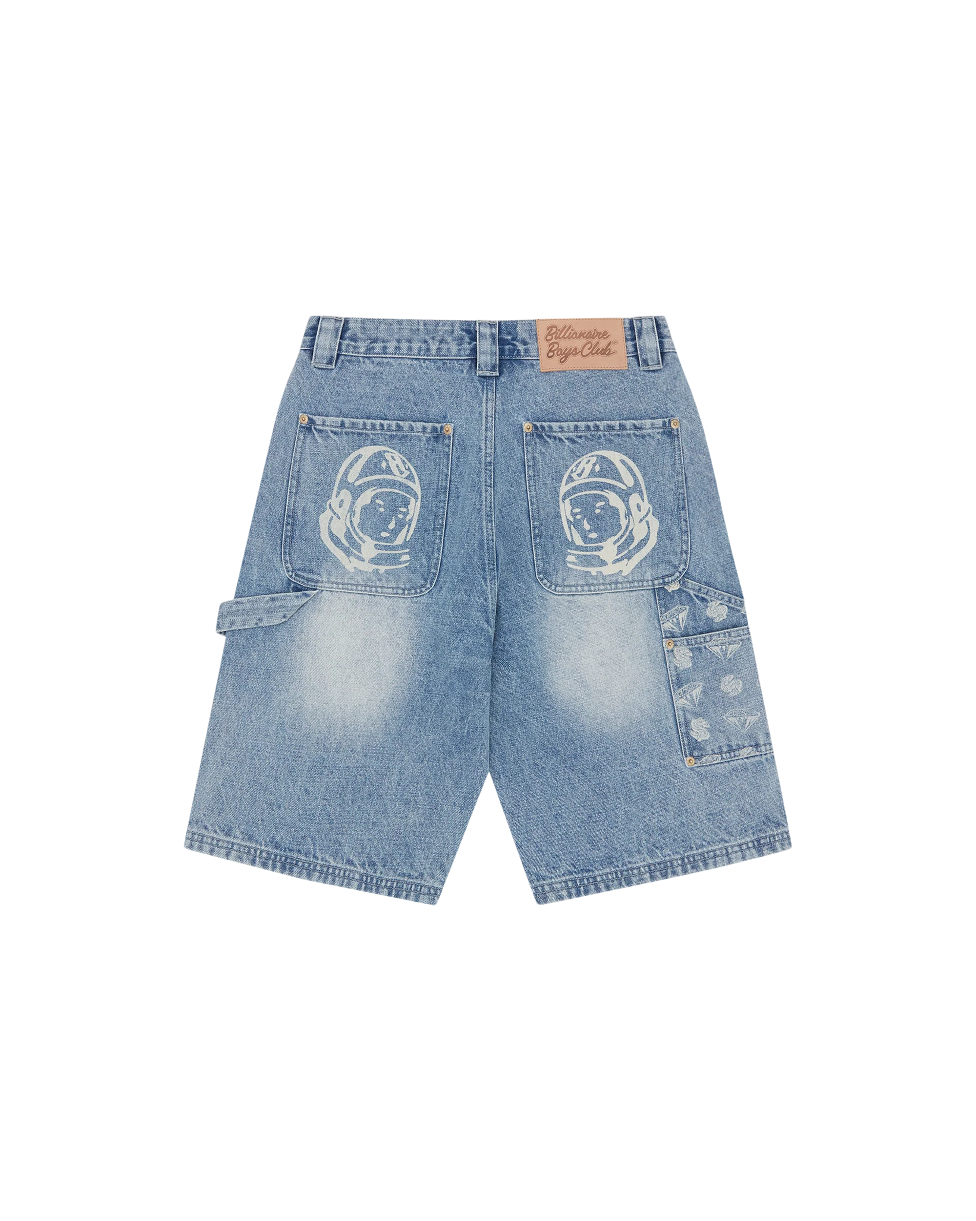Diamonds & Dollars Denim Carpenter Short - Macdery