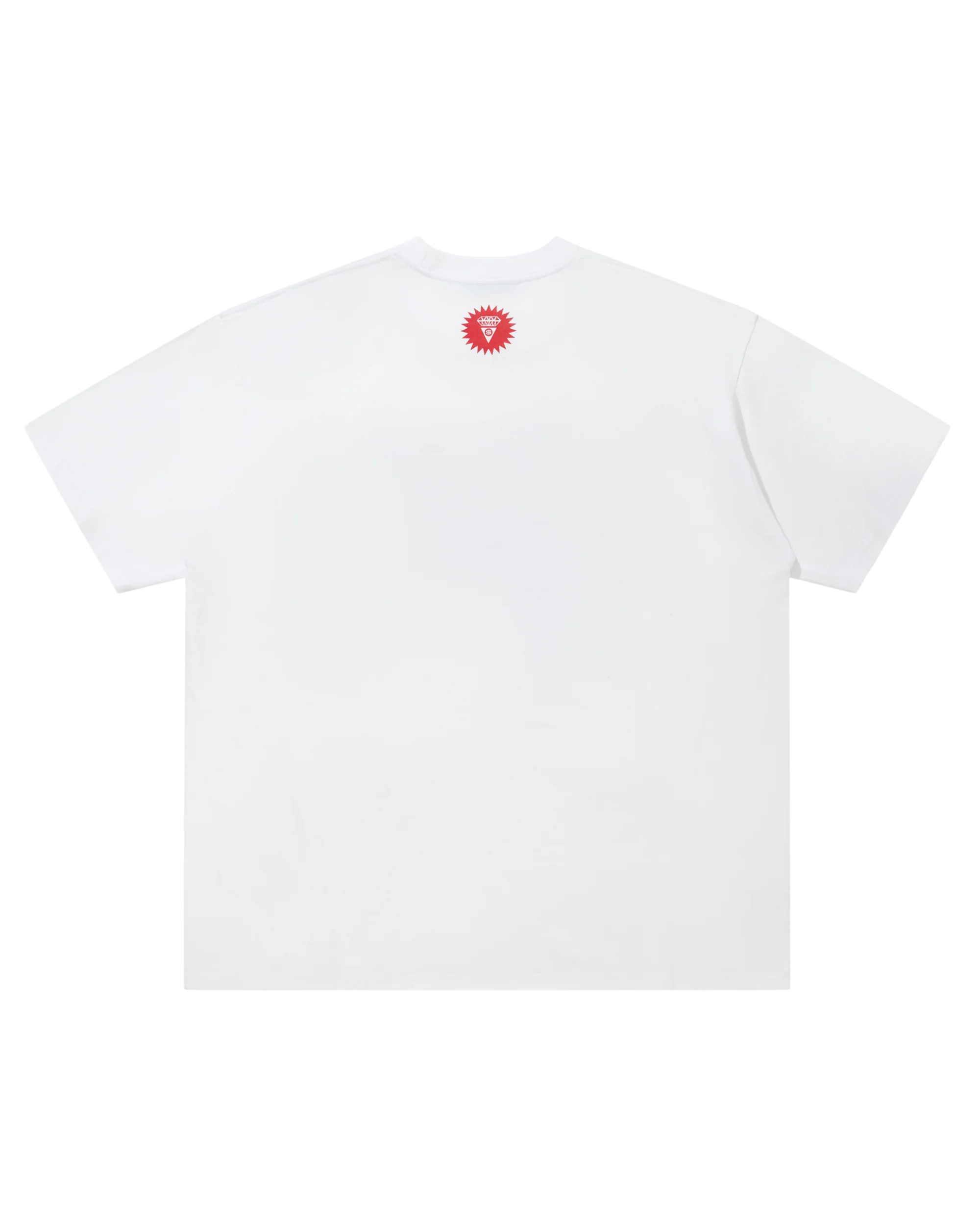 Applique Logo Cotton T-Shirt Running Dog - Macdery