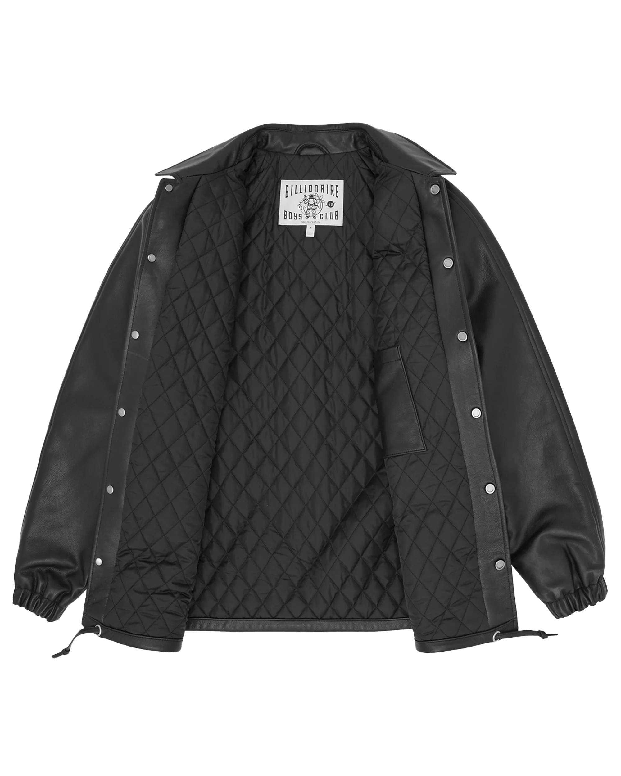 Leather Coach Jacket - Macdery