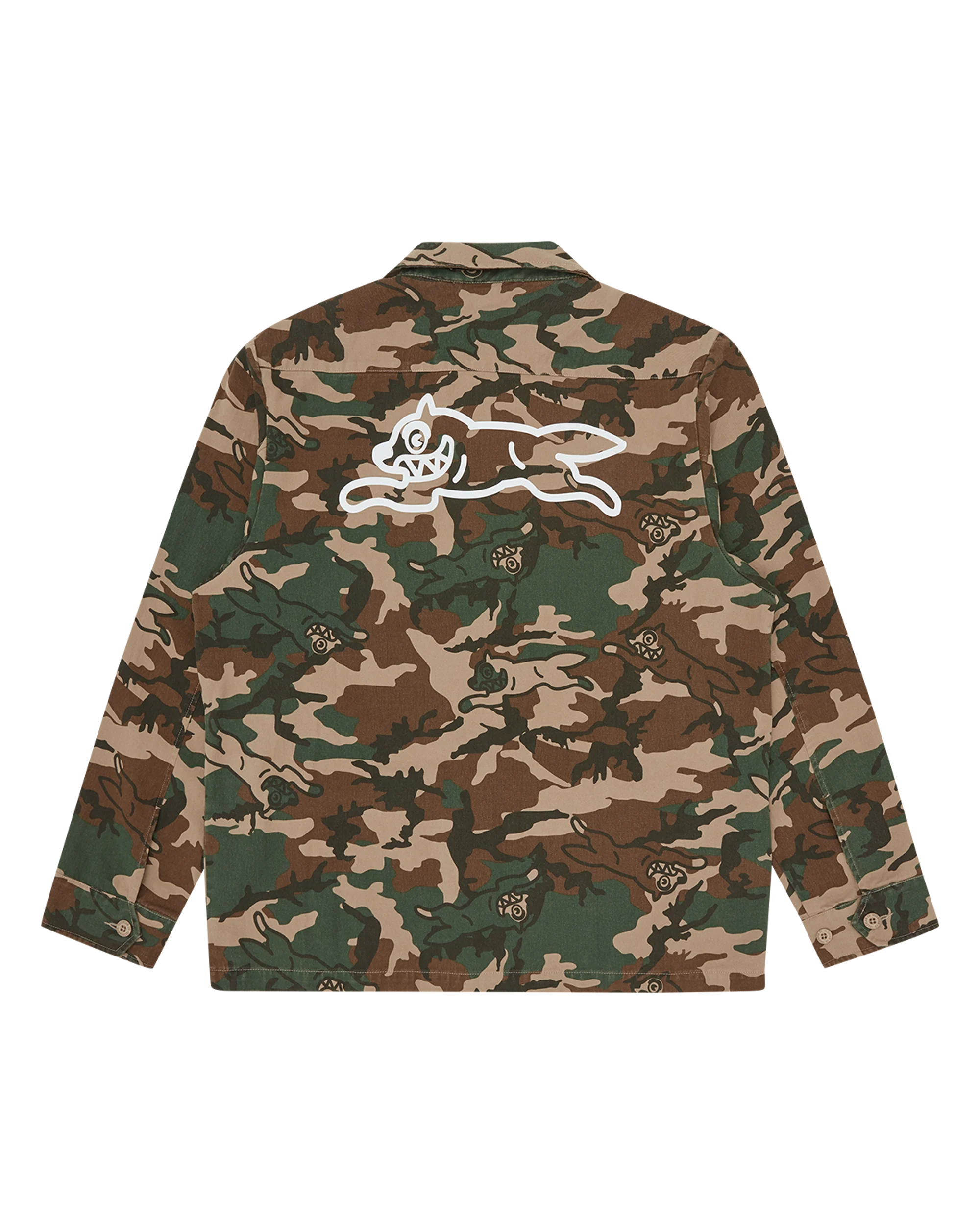 Running Dog Woodland Camo Field Jacket - Macdery