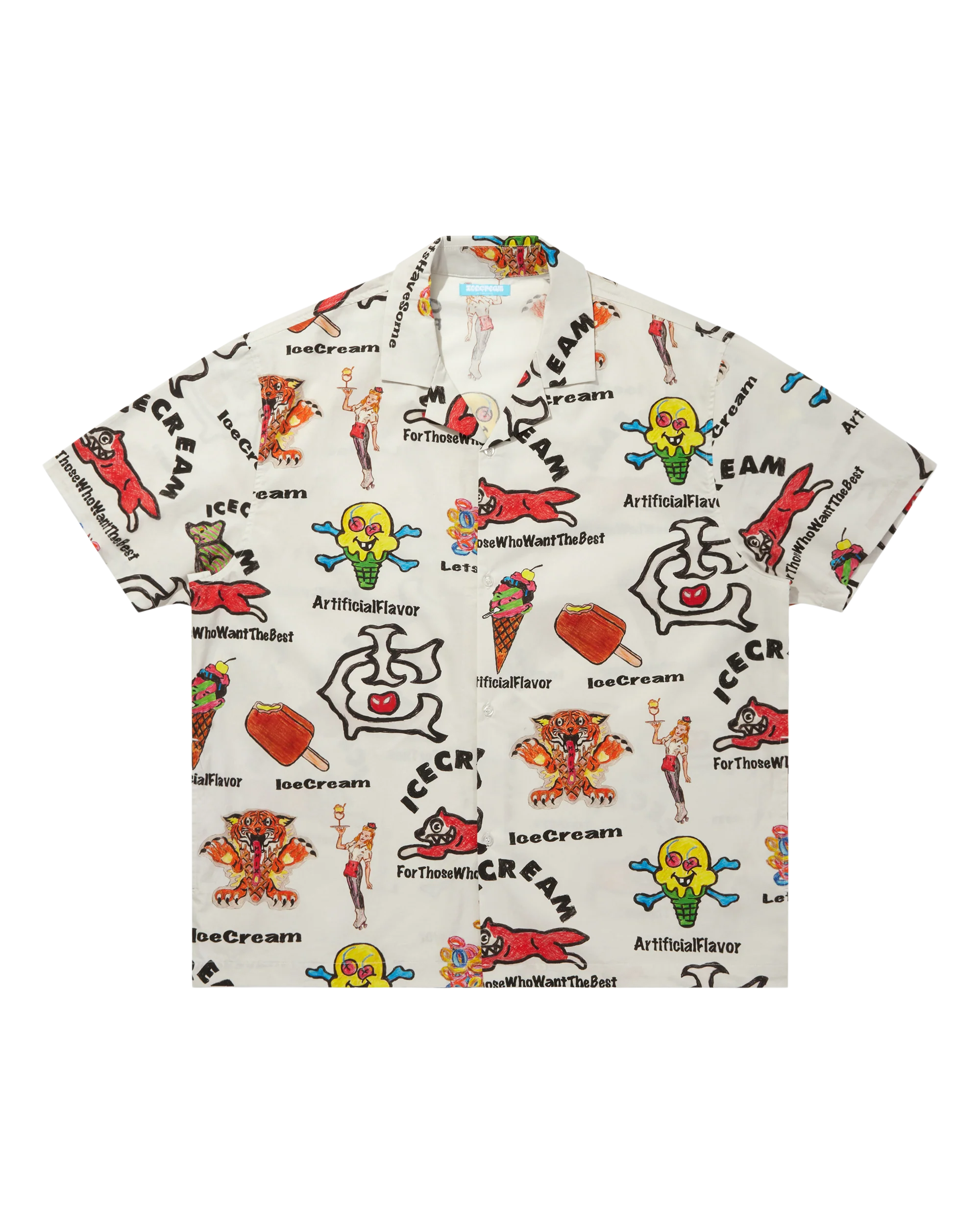 Open Collar Shirt - Macdery