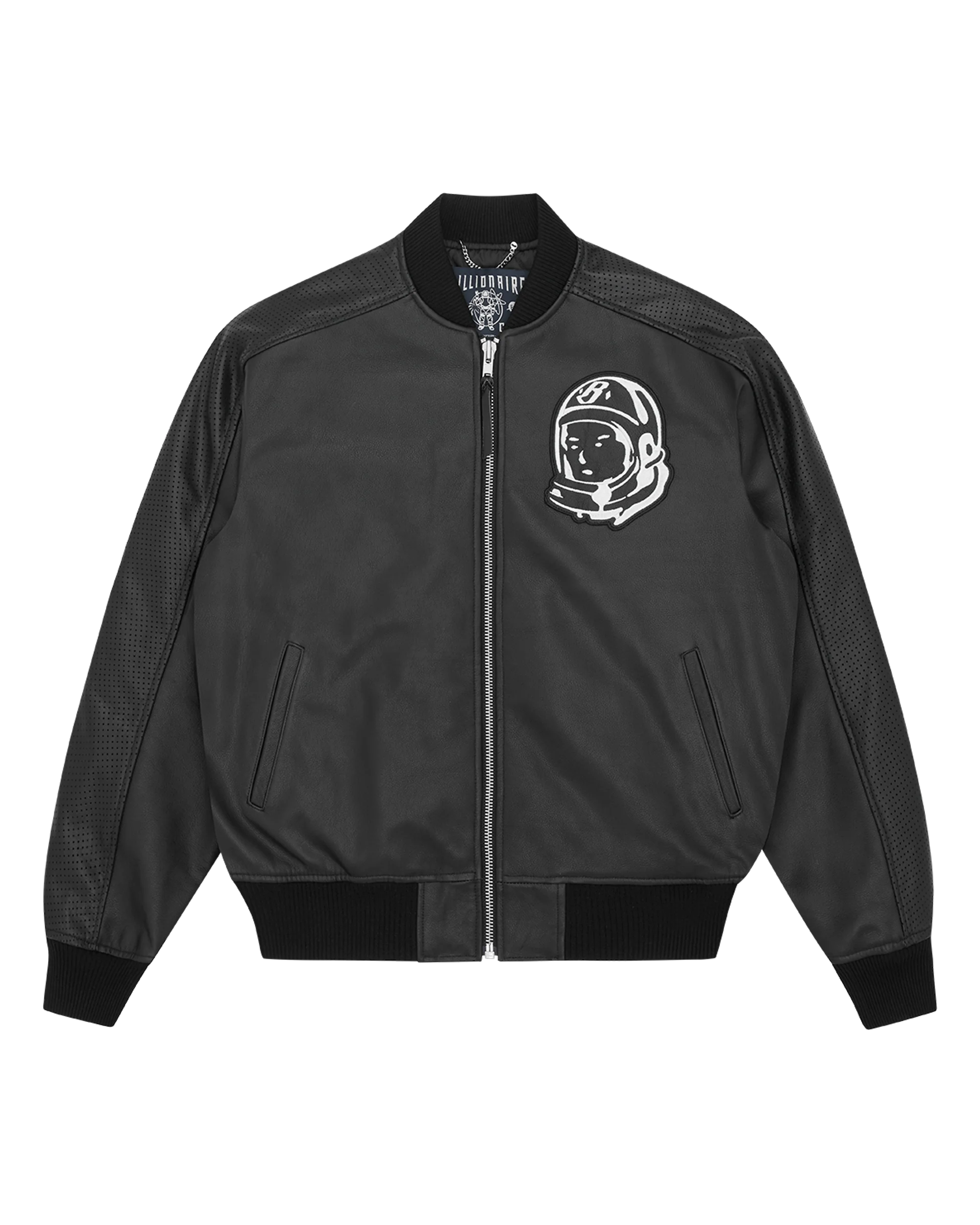 OG Astro Leather Bomber Jacket - Macdery