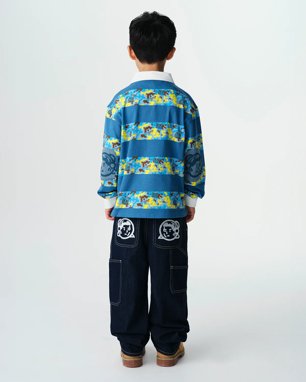 Kids Robot Camo Rugby Top - Macdery