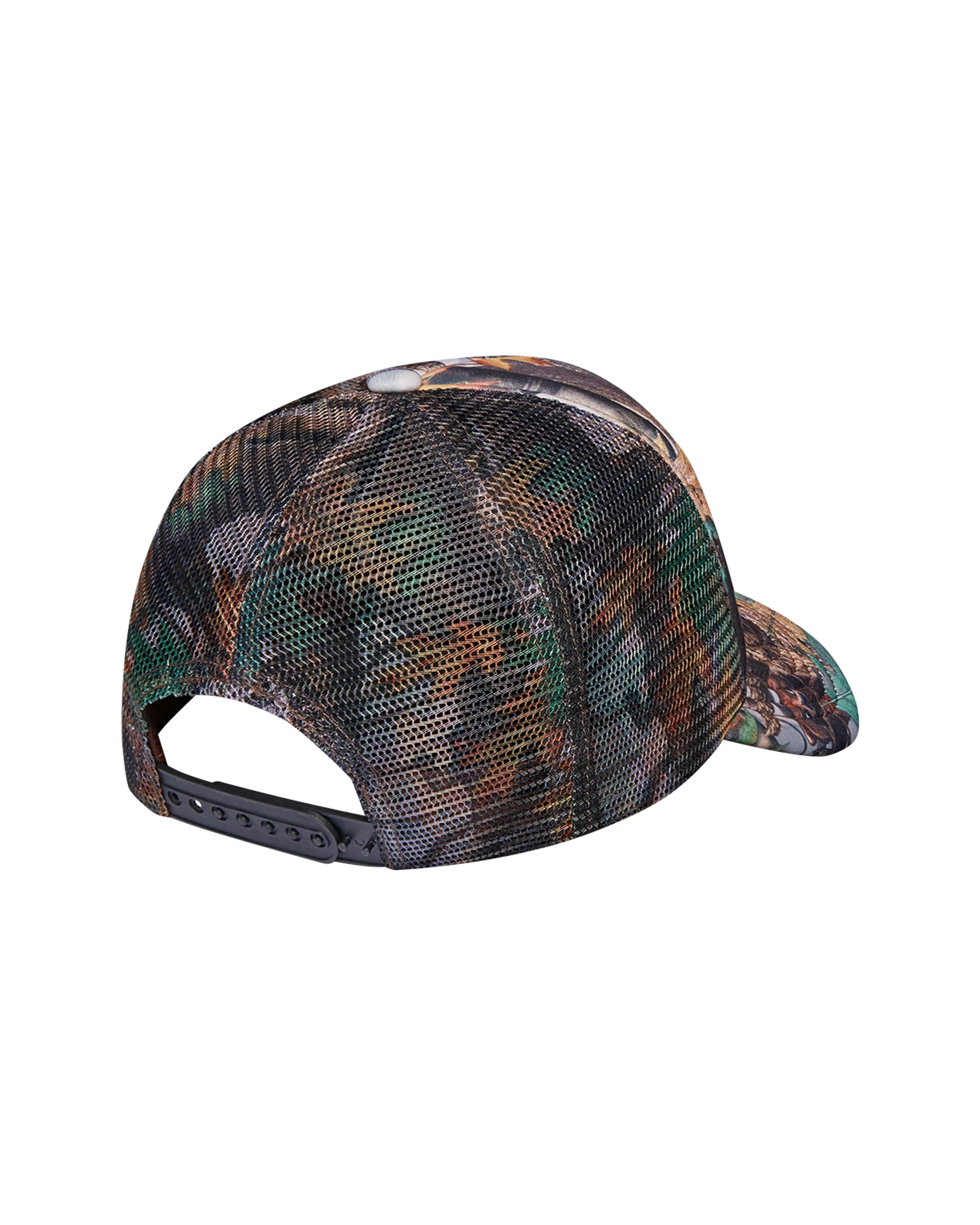 Kids Tree Camo Arch Logo Trucker Cap - Macdery